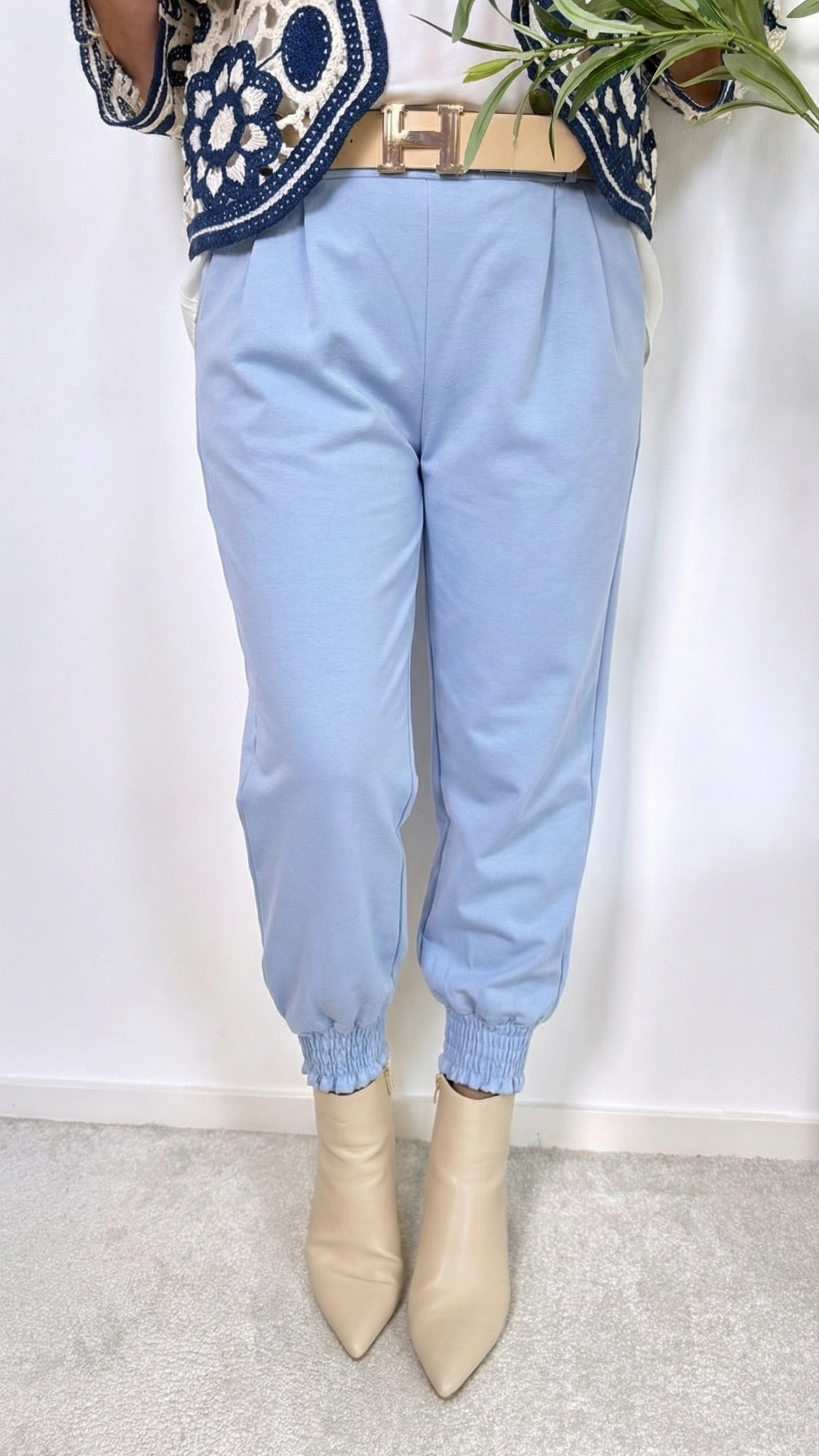 Hose Monaco Chic *Hellblau*