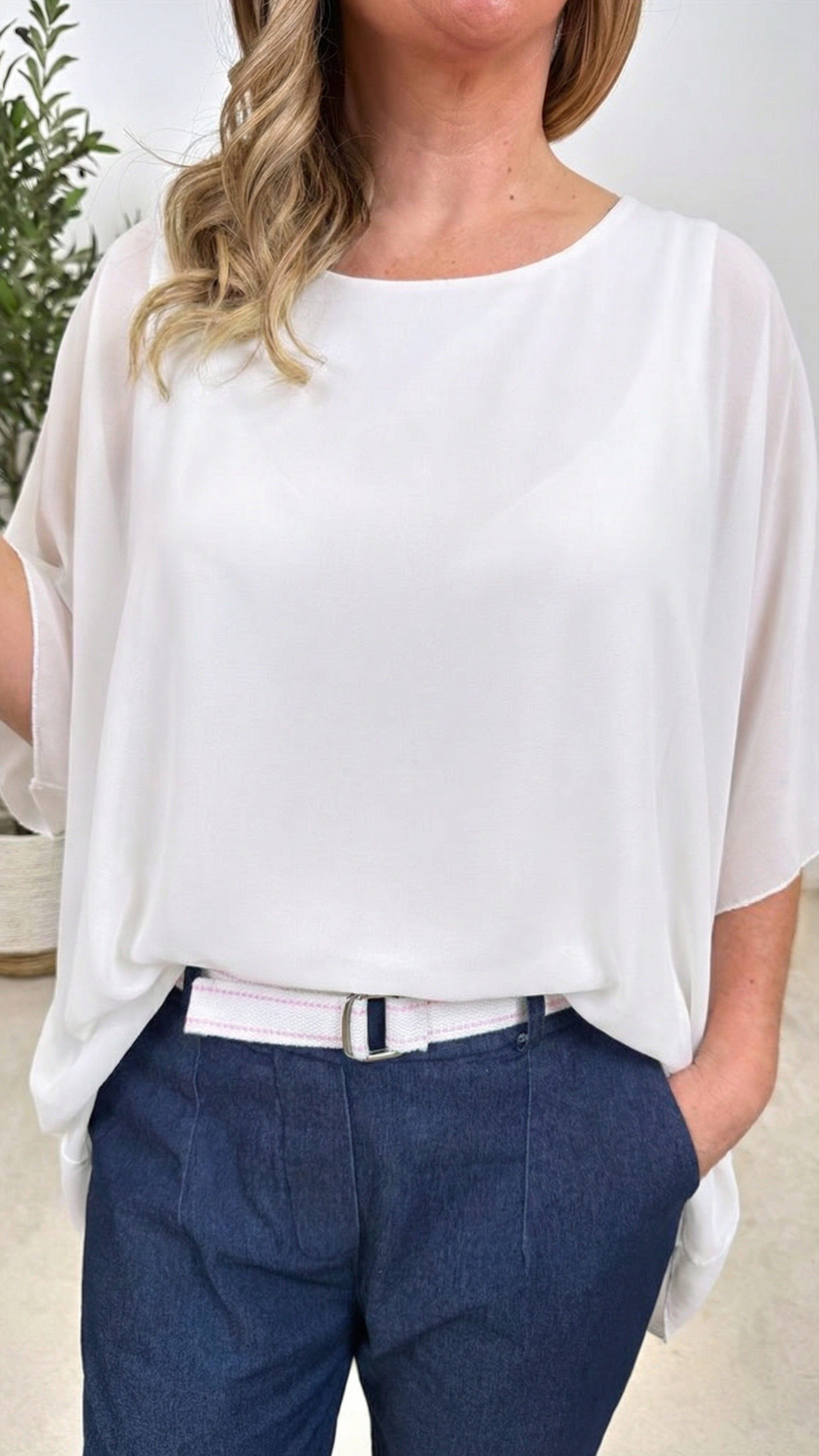 Blusenshirt Easy Whisper *Weiß*