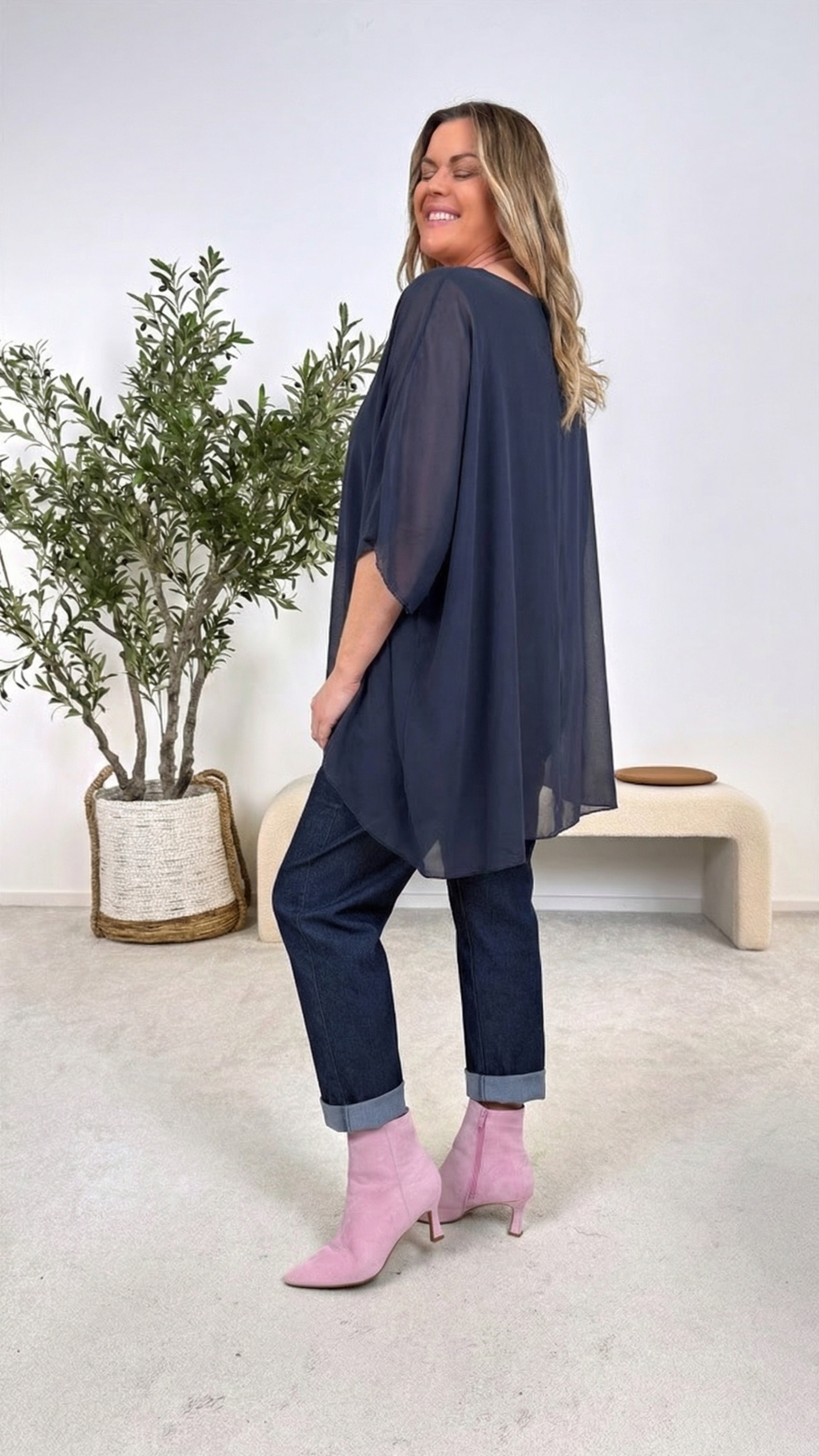 Blusenshirt Easy Whisper *Dunkelblau*