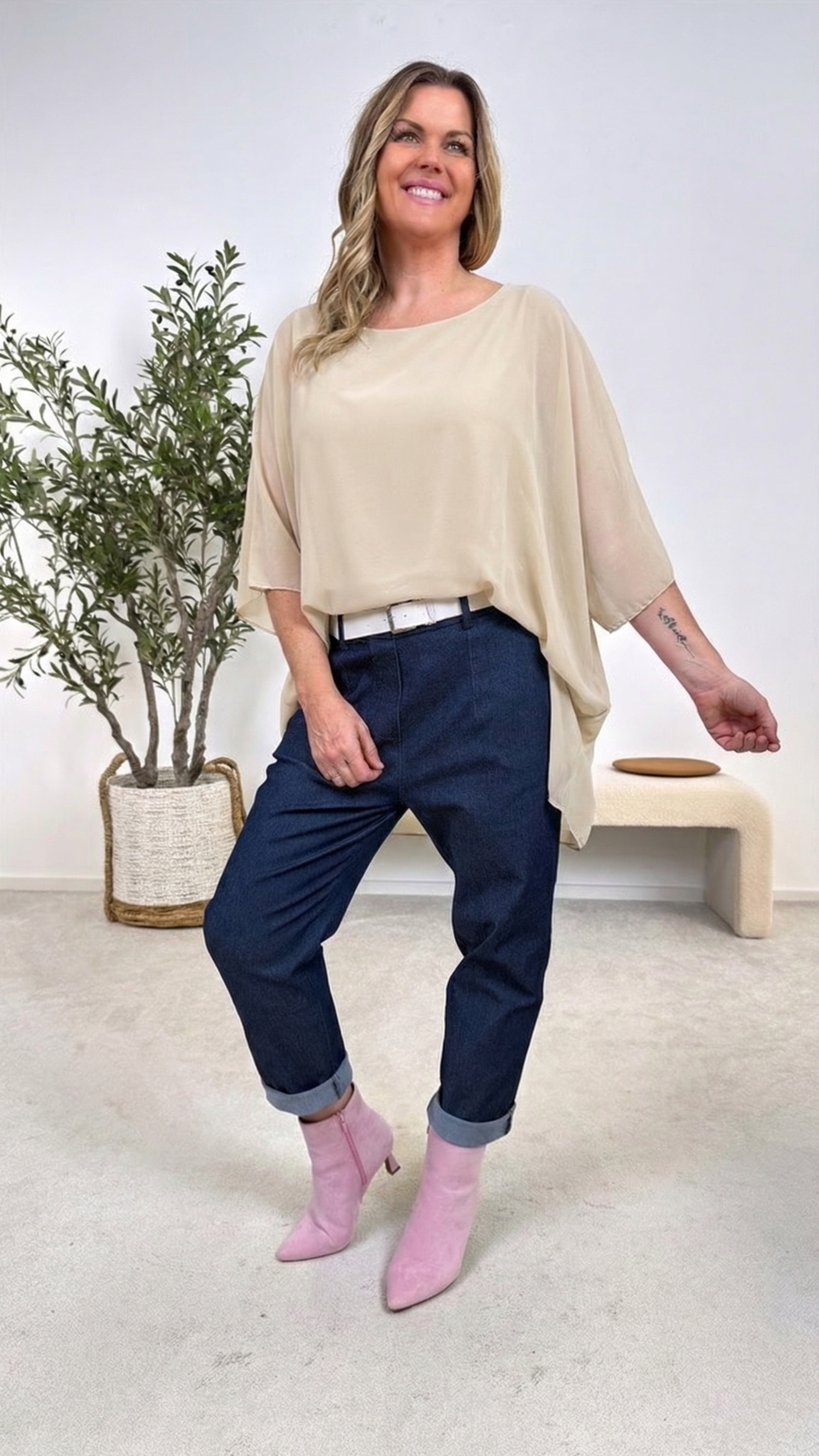 Blusenshirt Easy Whisper *Beige*