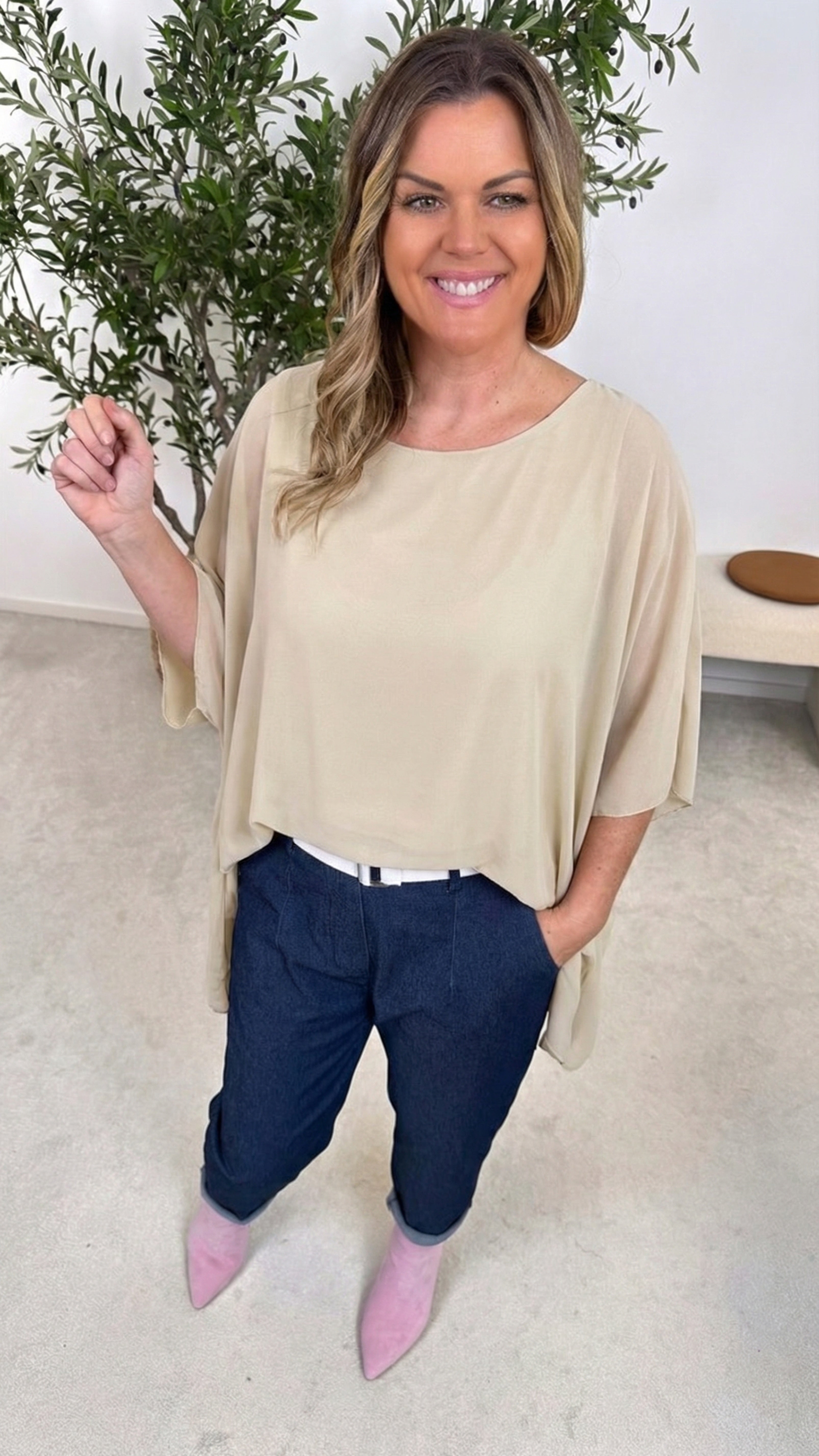 Blusenshirt Easy Whisper *Beige*