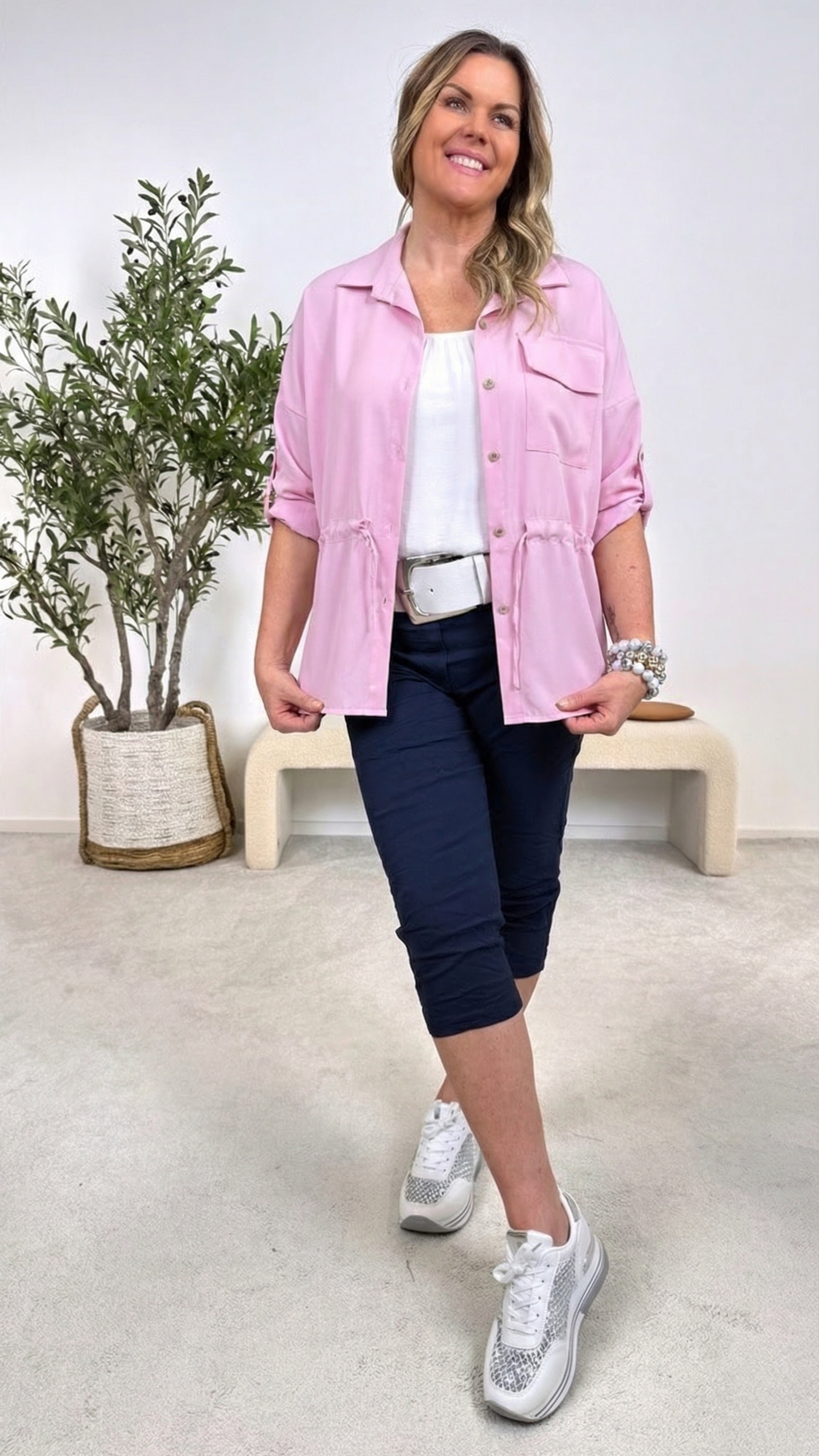 Blusen-Jacke Soft Laguna *Rosa*