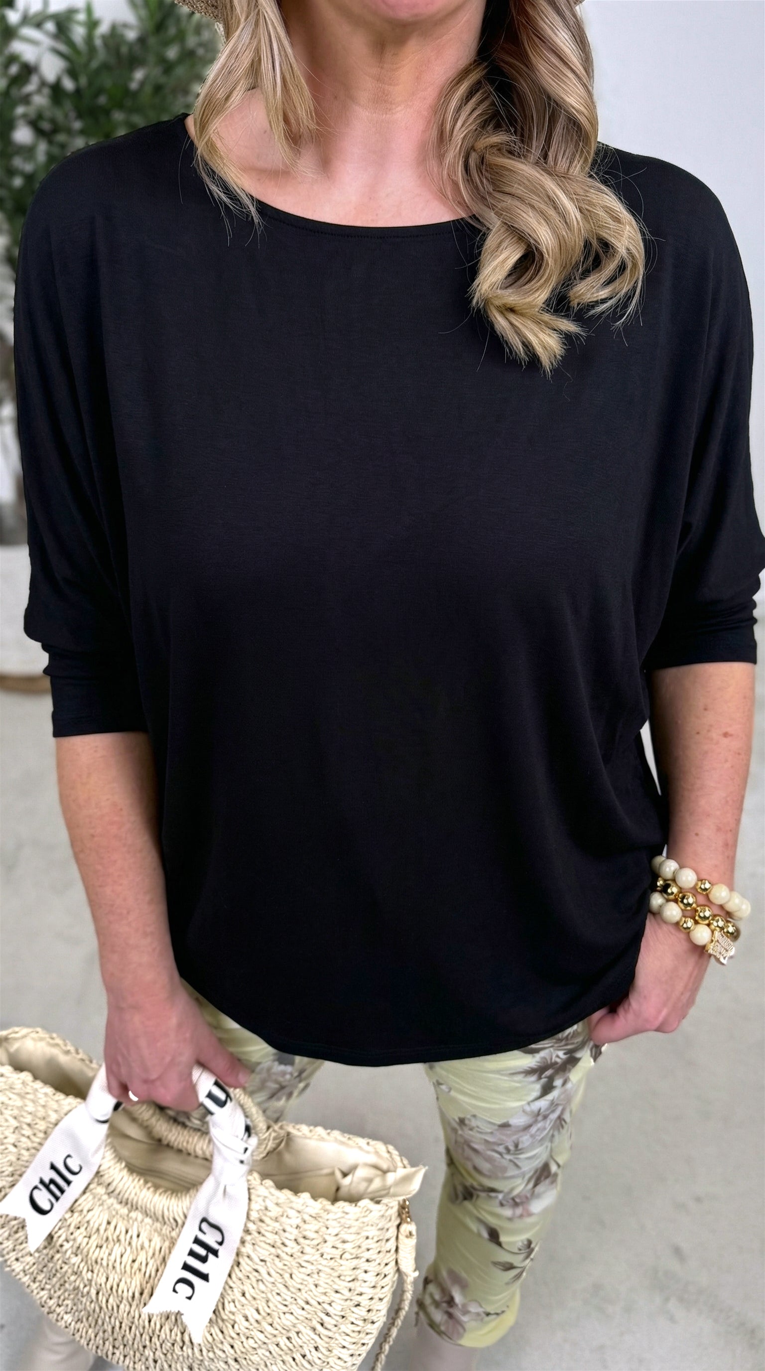 Langarmshirt Smooth Touch *Schwarz*