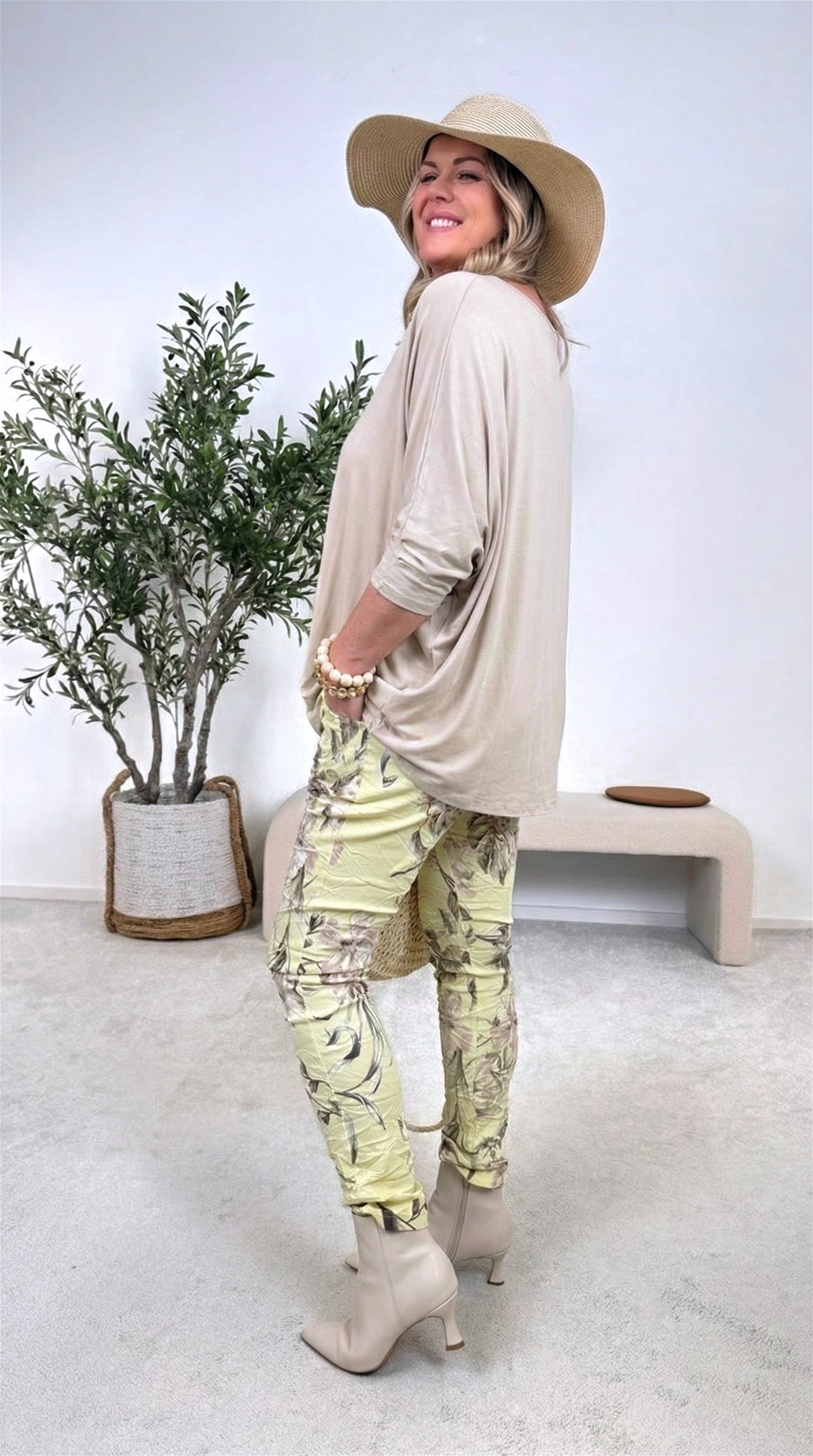 Langarmshirt Smooth Touch *Beige*