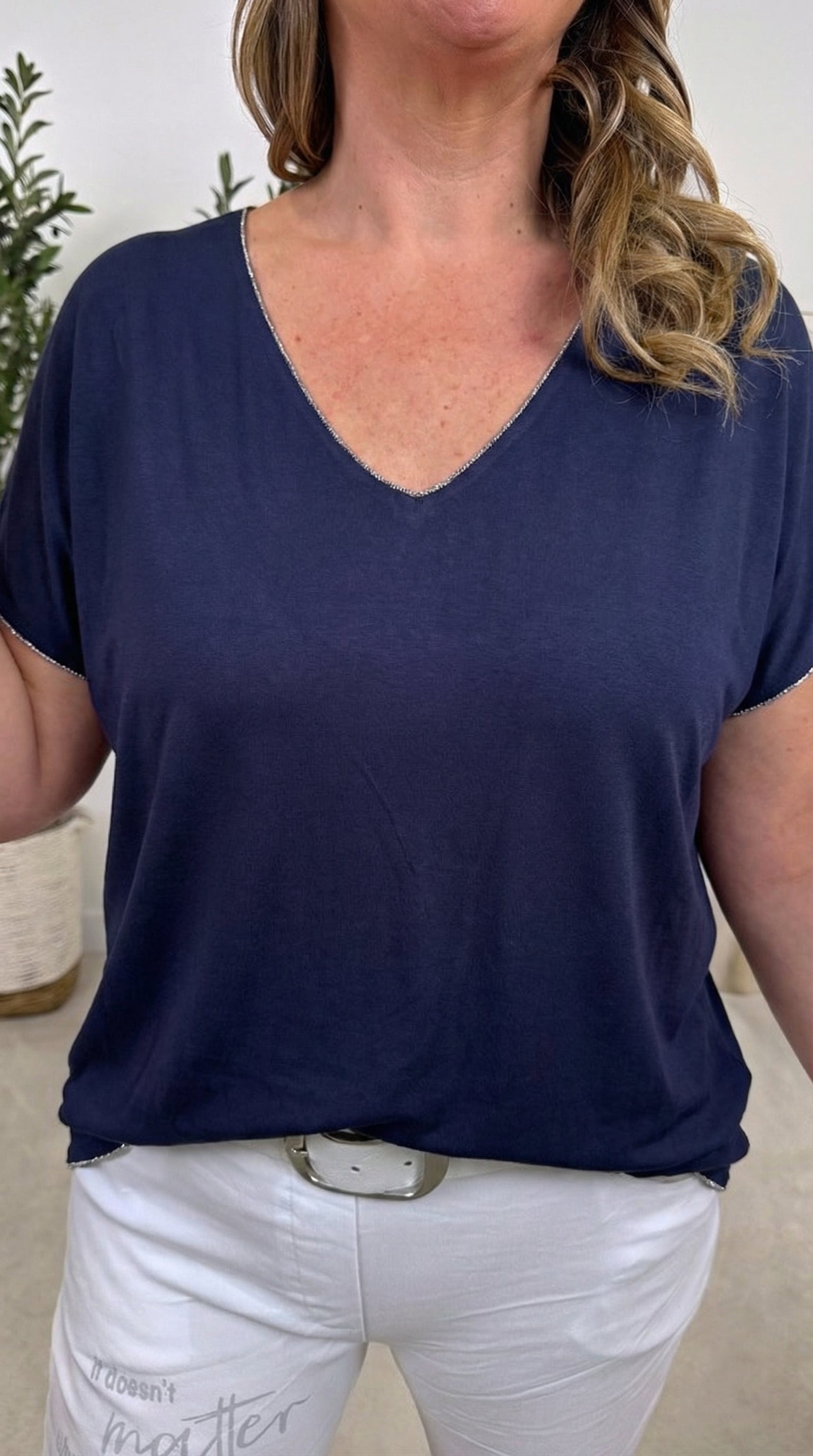 T-Shirt Relax Basic *Dunkelblau*