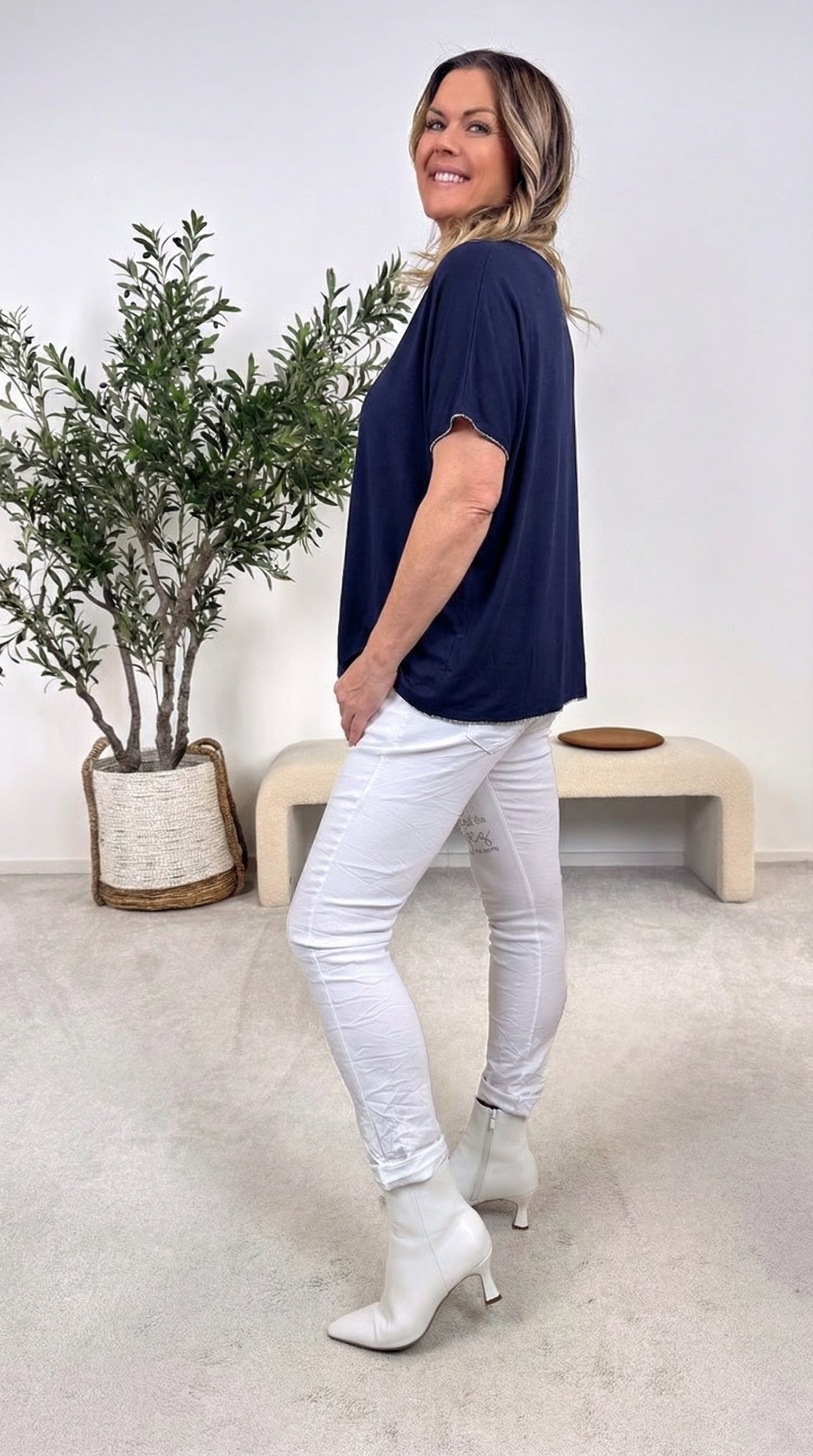 T-Shirt Relax Basic *Dunkelblau*