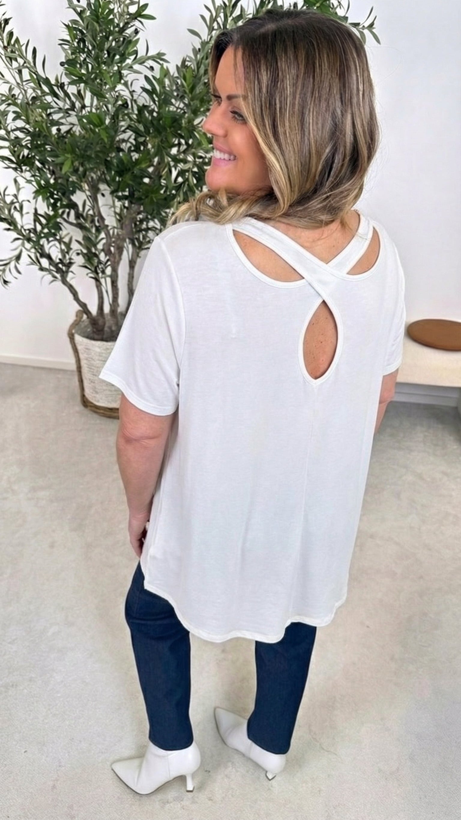 T-Shirt Crossed Love *Weiß*