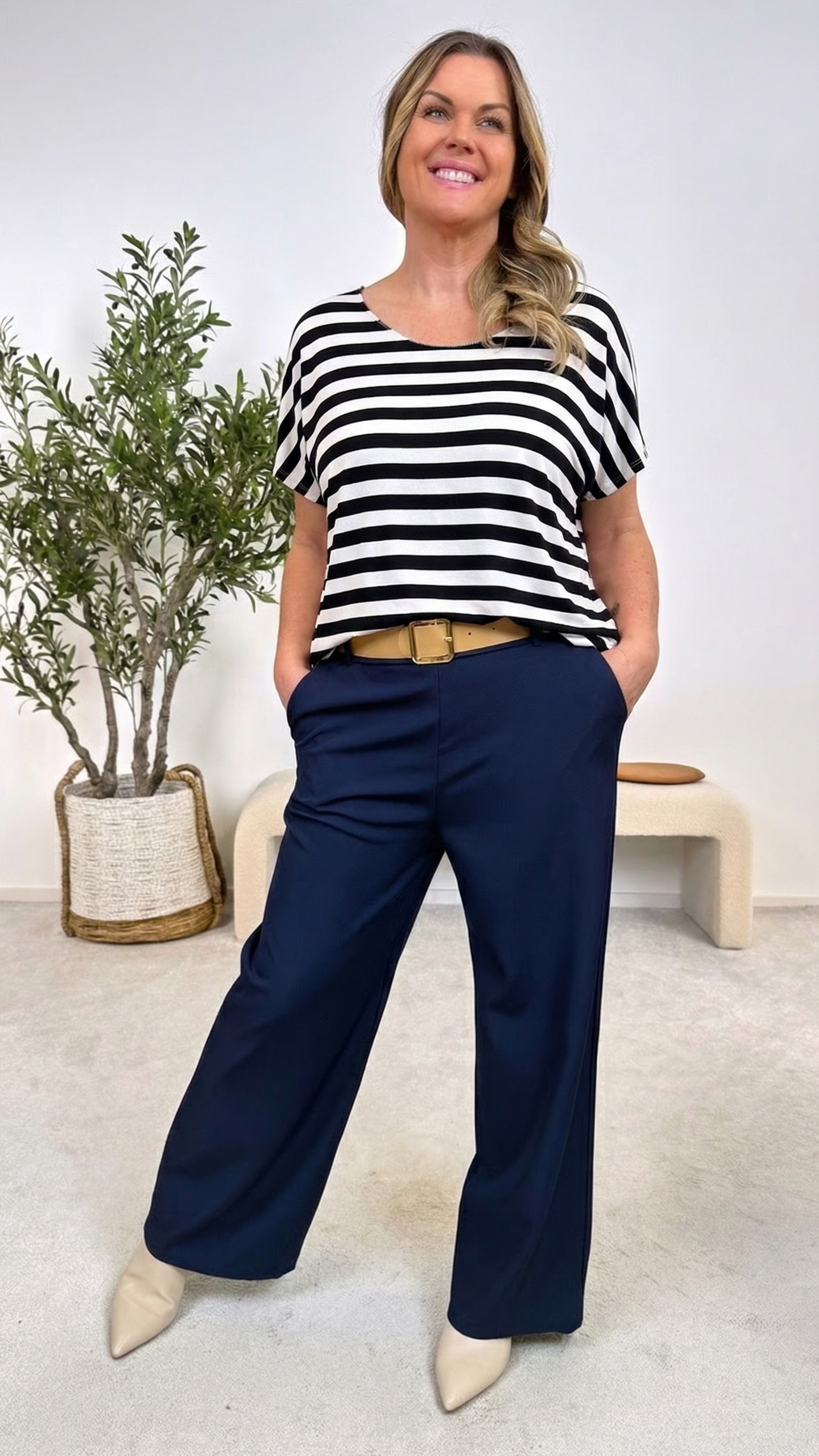 T-Shirt Coastal Chic *Schwarz*