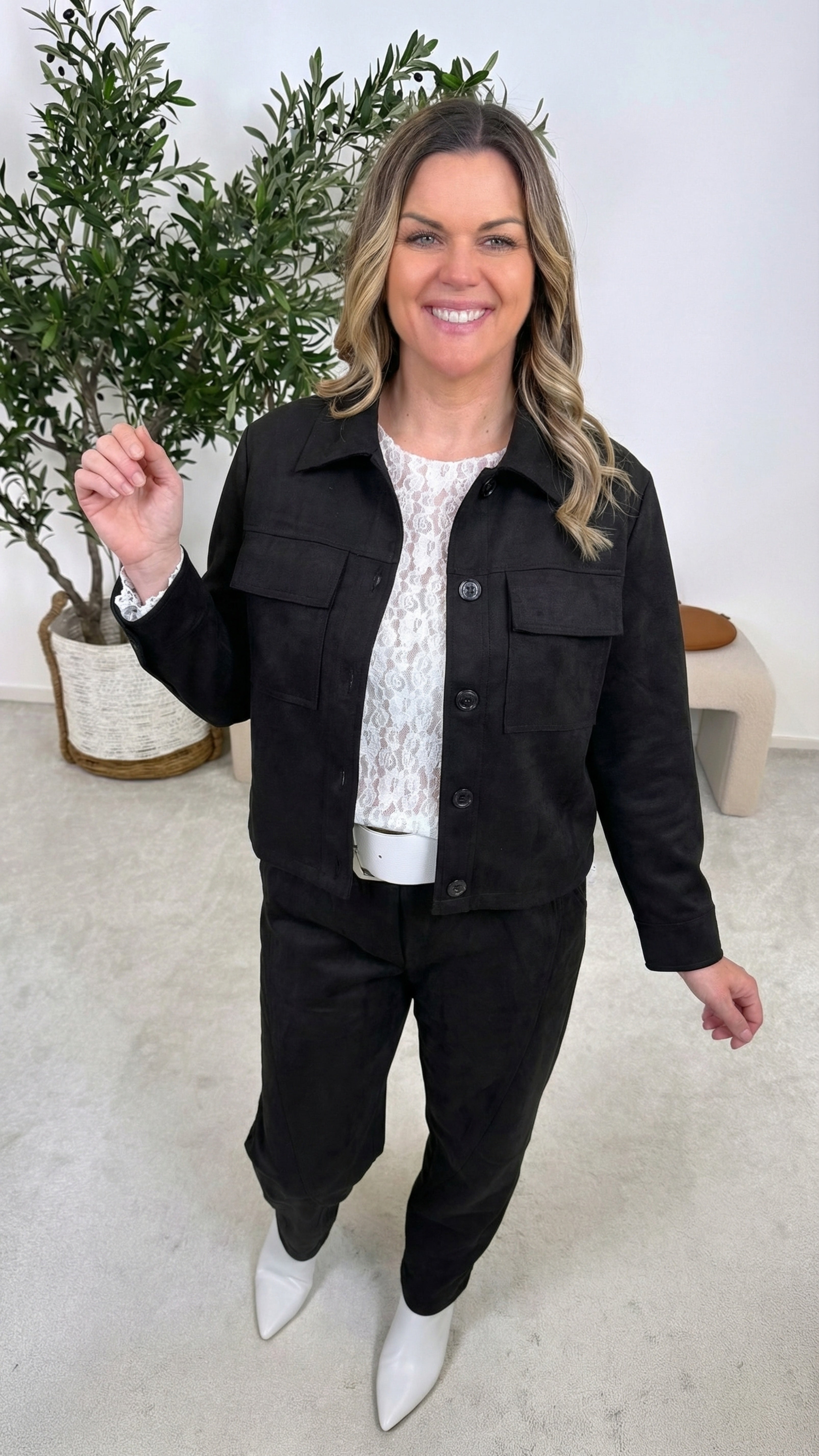 Kurze Jacke Skyline Soft *Schwarz*