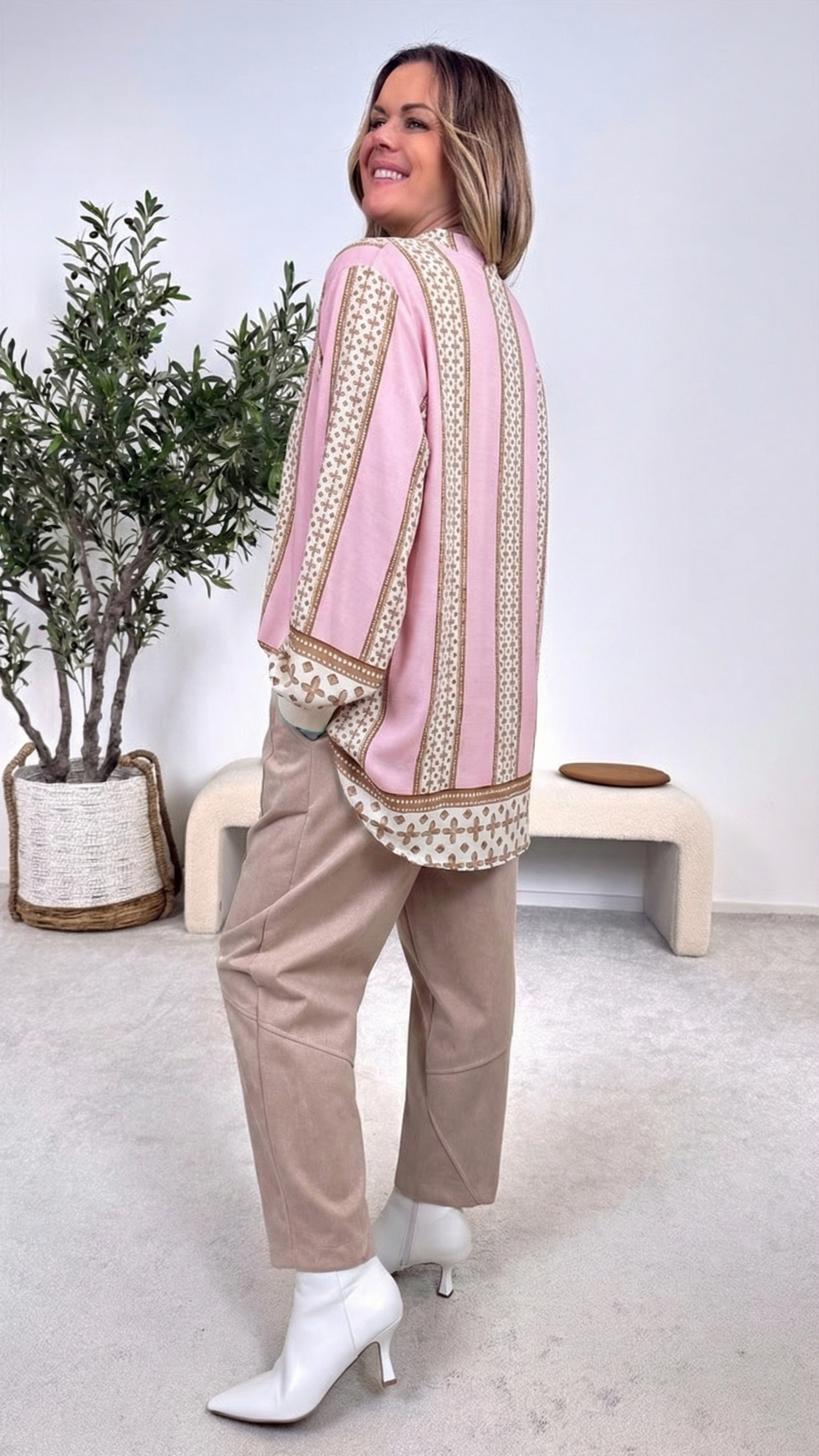 Blusenshirt Modern Orient *Rosa*