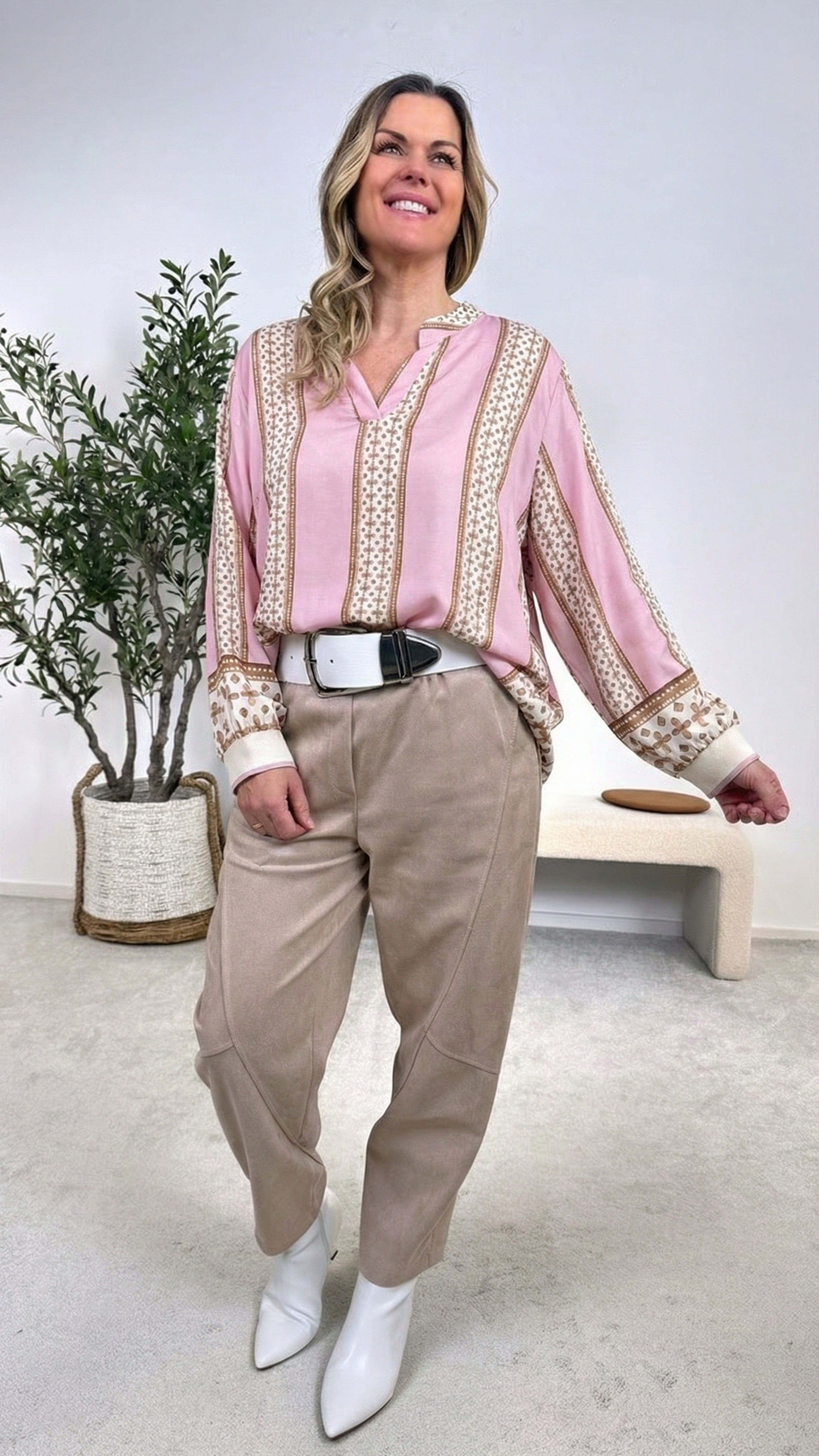 Blusenshirt Modern Orient *Rosa*