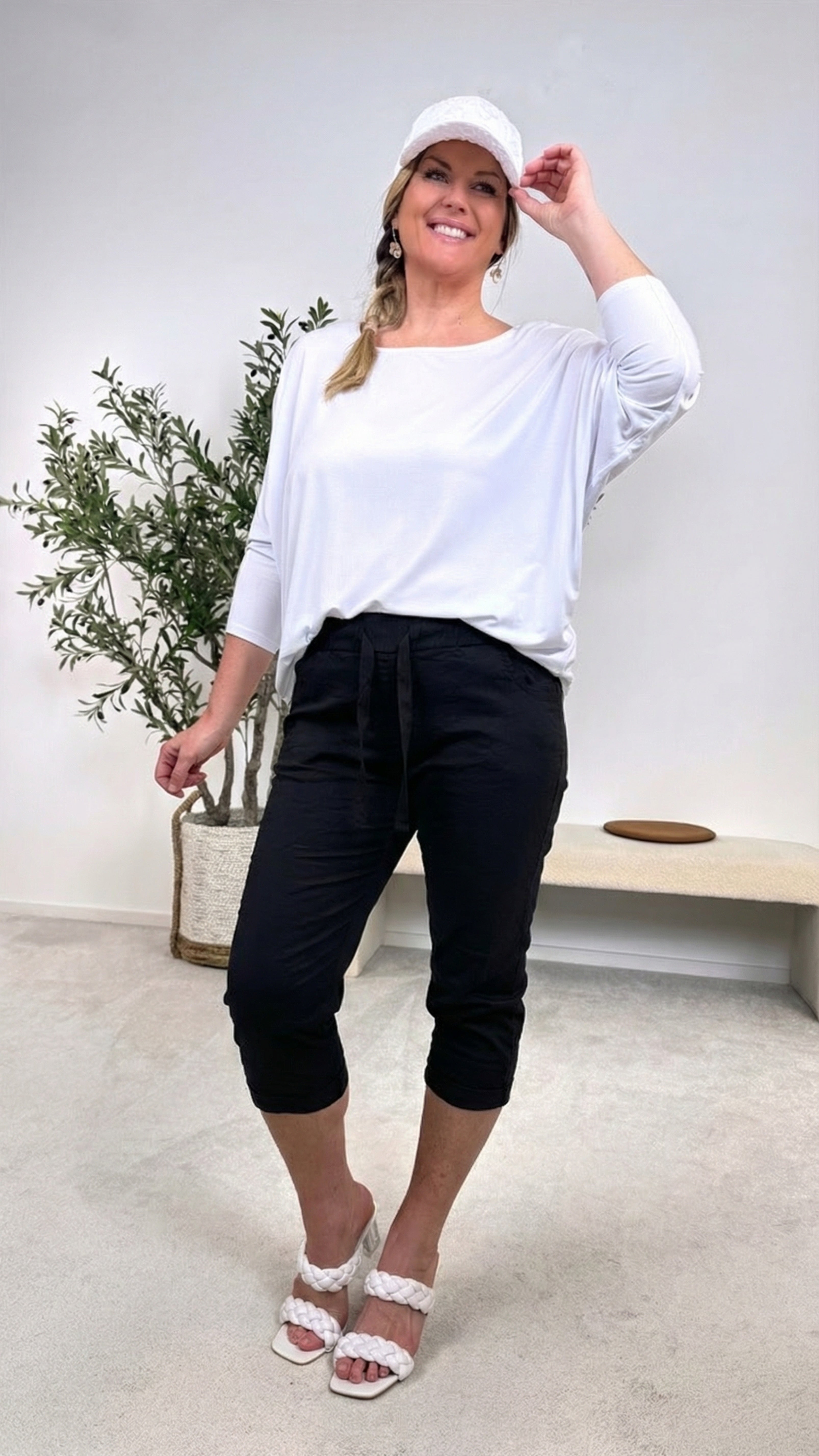 Capri Hose Summer Comfort *Schwarz*