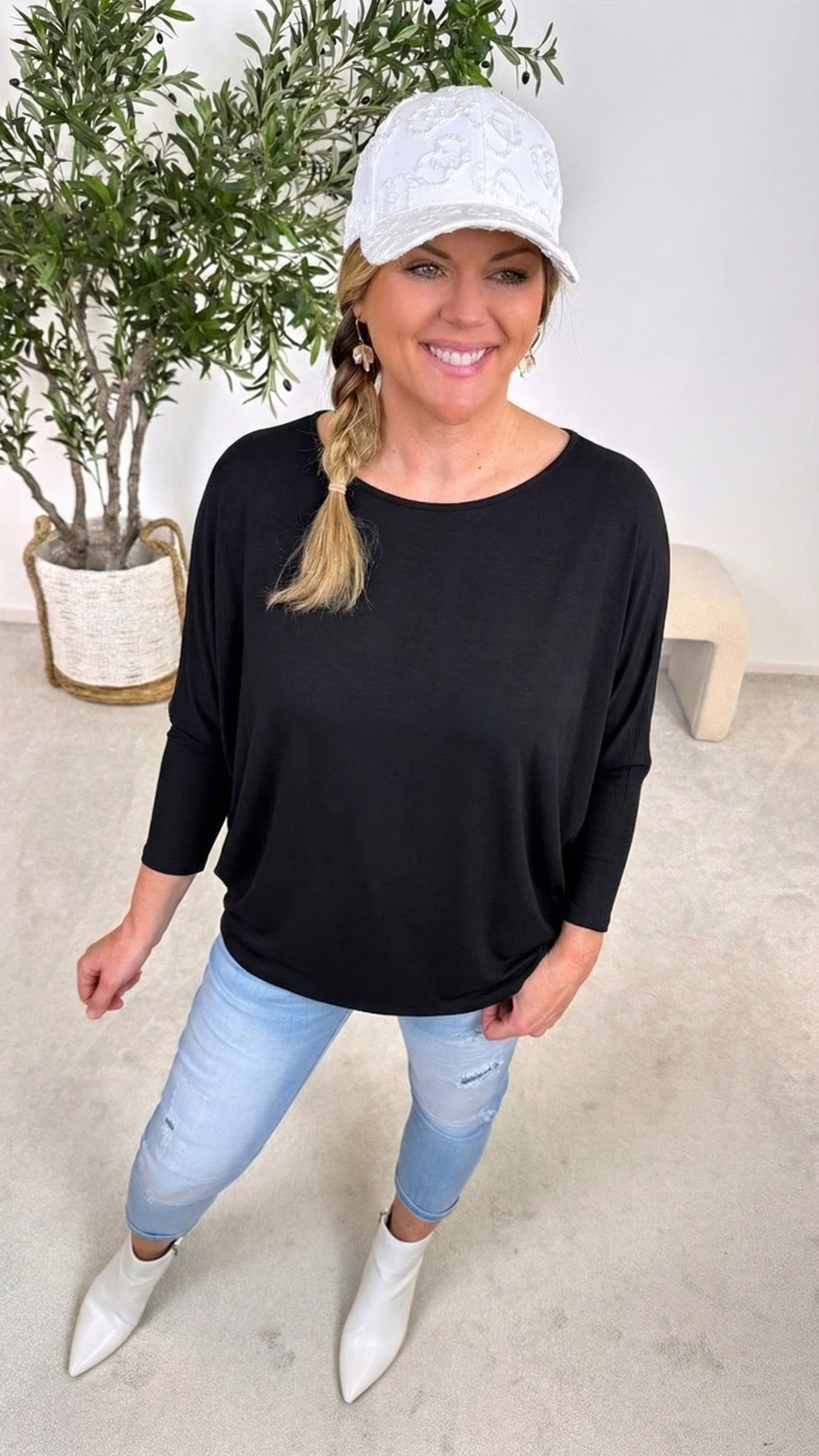 Langarmshirt Smooth Touch *Schwarz*