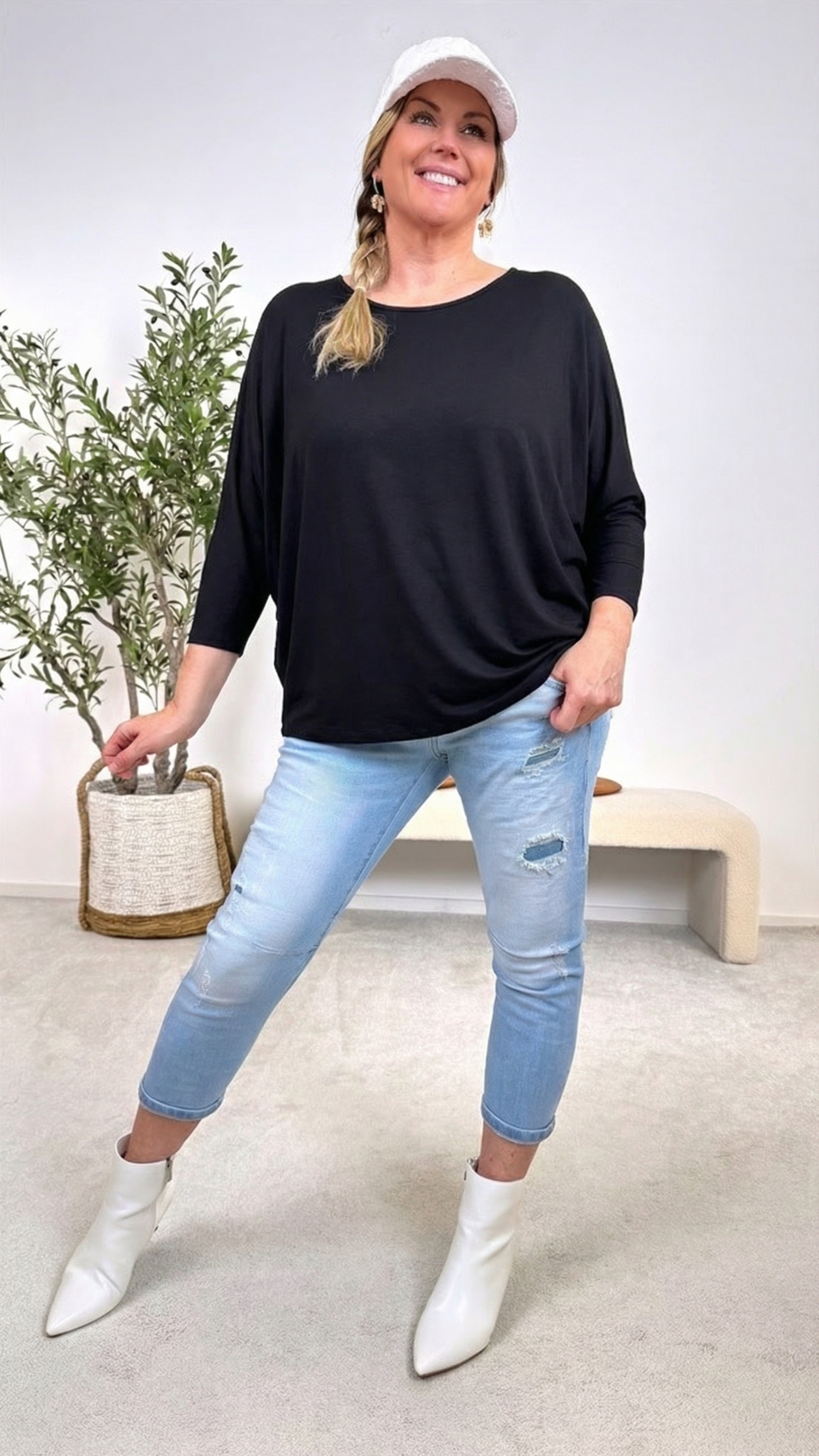 Langarmshirt Smooth Touch *Schwarz*