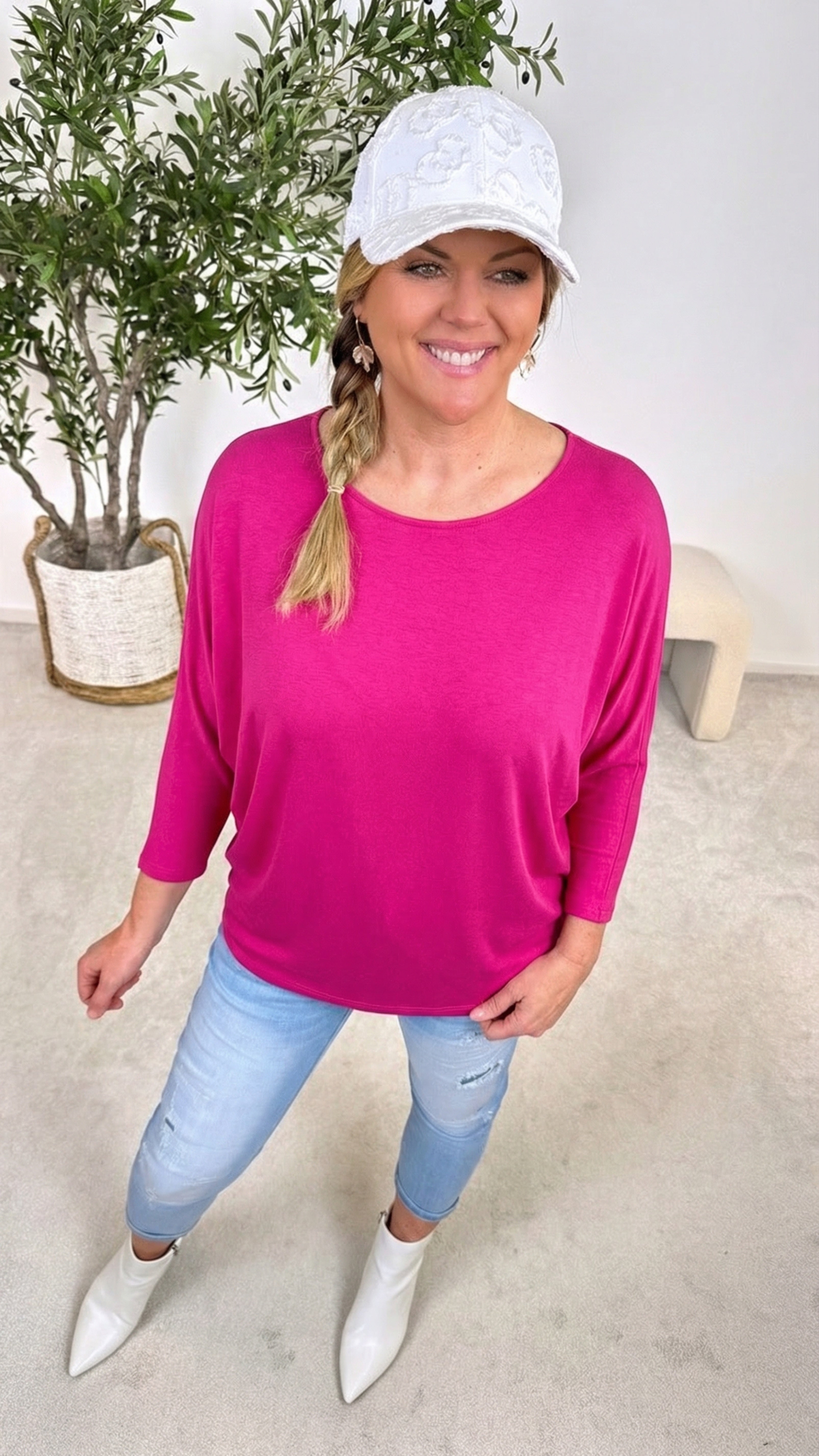 Langarmshirt Smooth Touch *Pink*