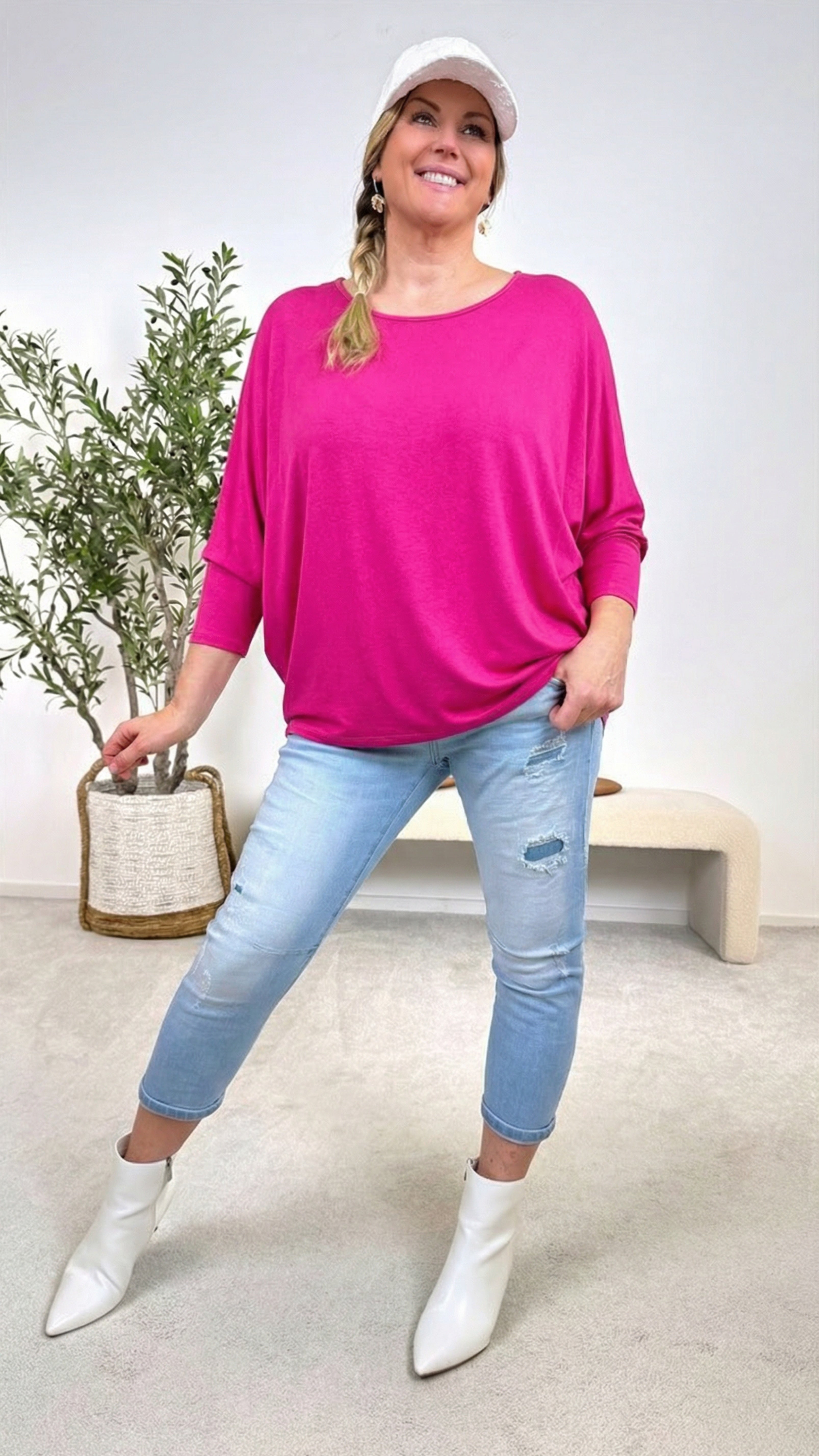 Langarmshirt Smooth Touch *Pink*