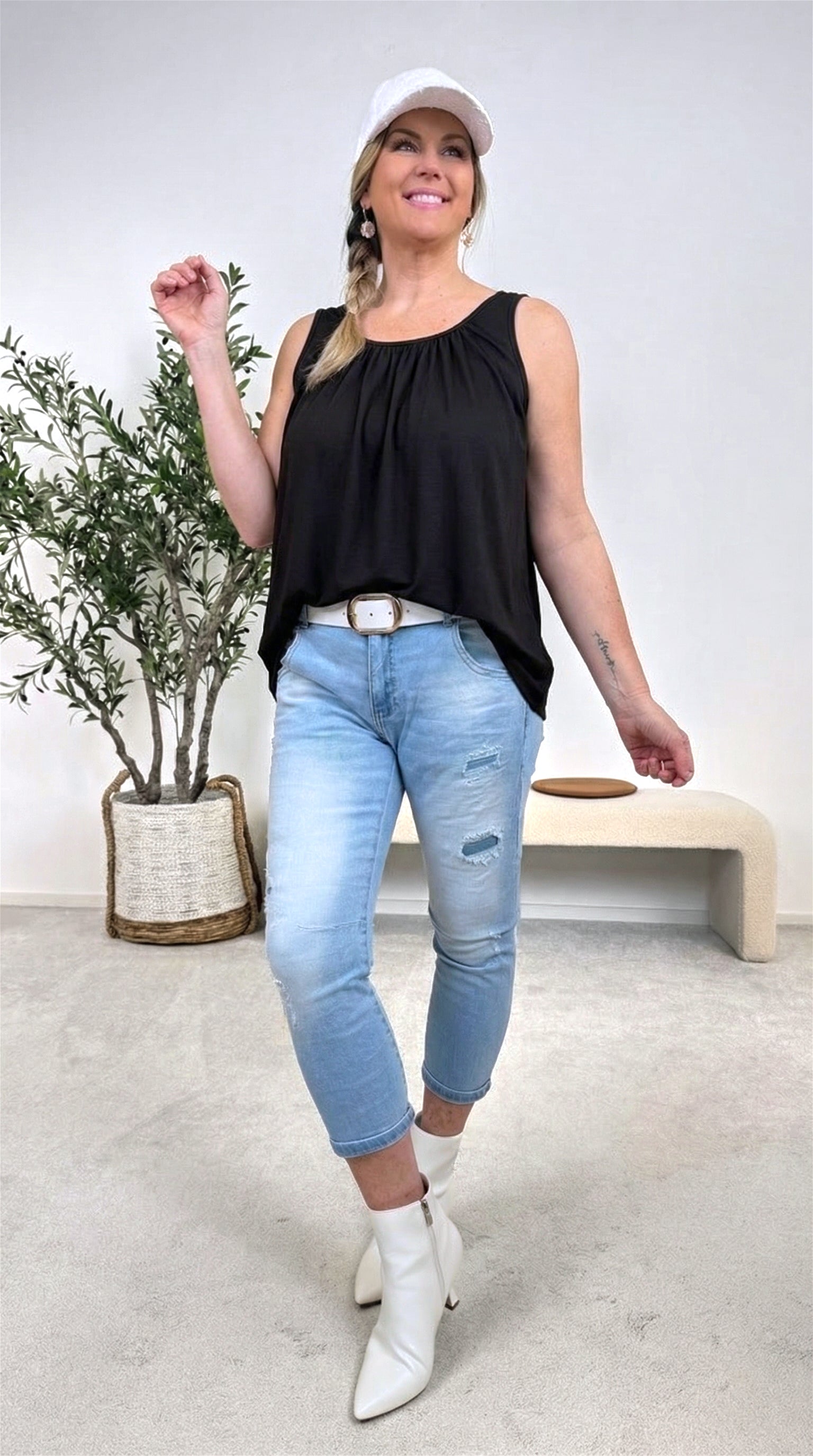 Top Lovely Breeze *Schwarz*