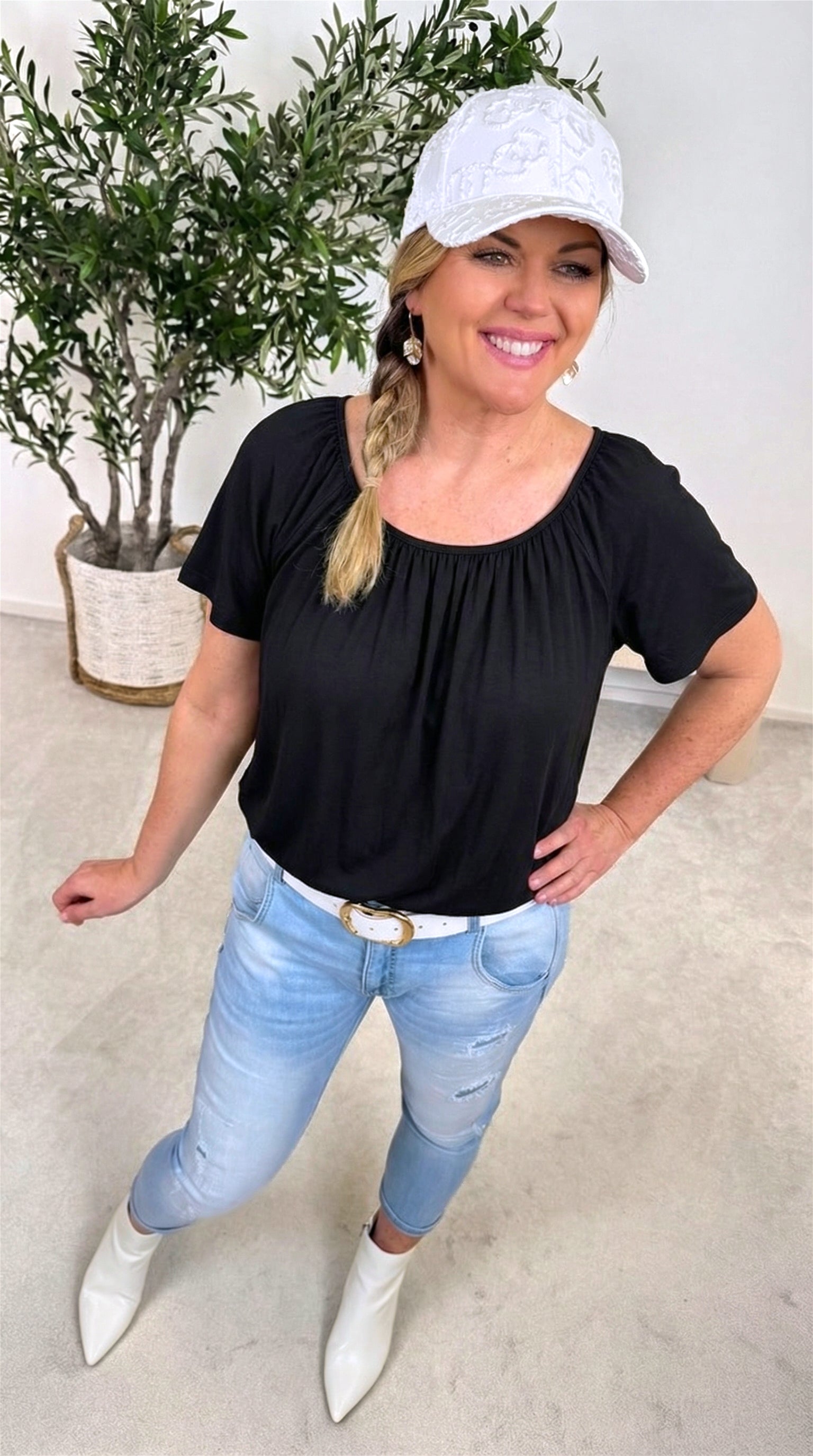 T-Shirt Happy Flow *Schwarz*