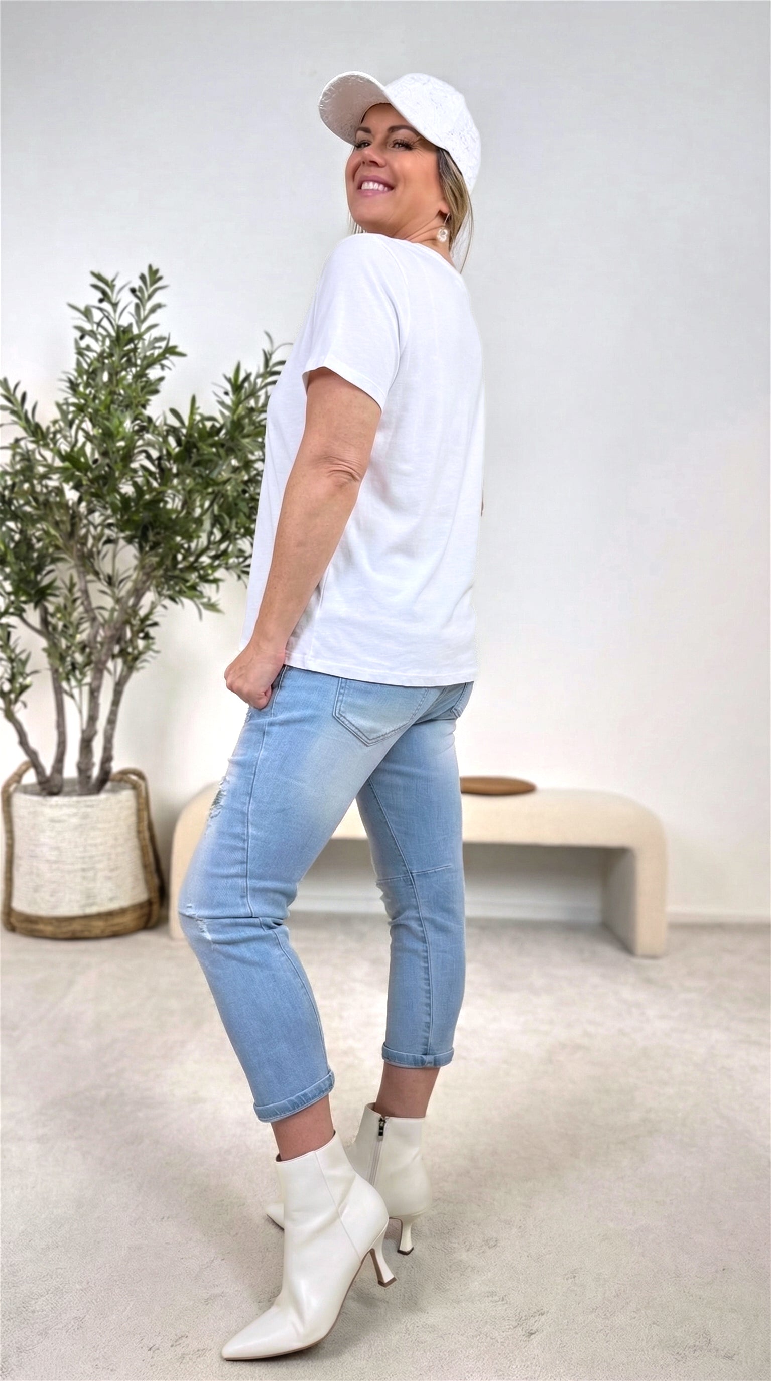 T-Shirt Happy Flow *Weiß*