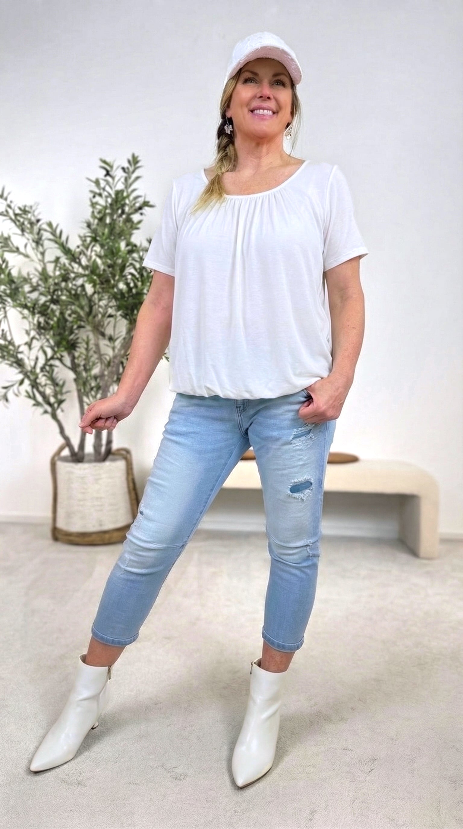 T-Shirt Happy Flow *Weiß*