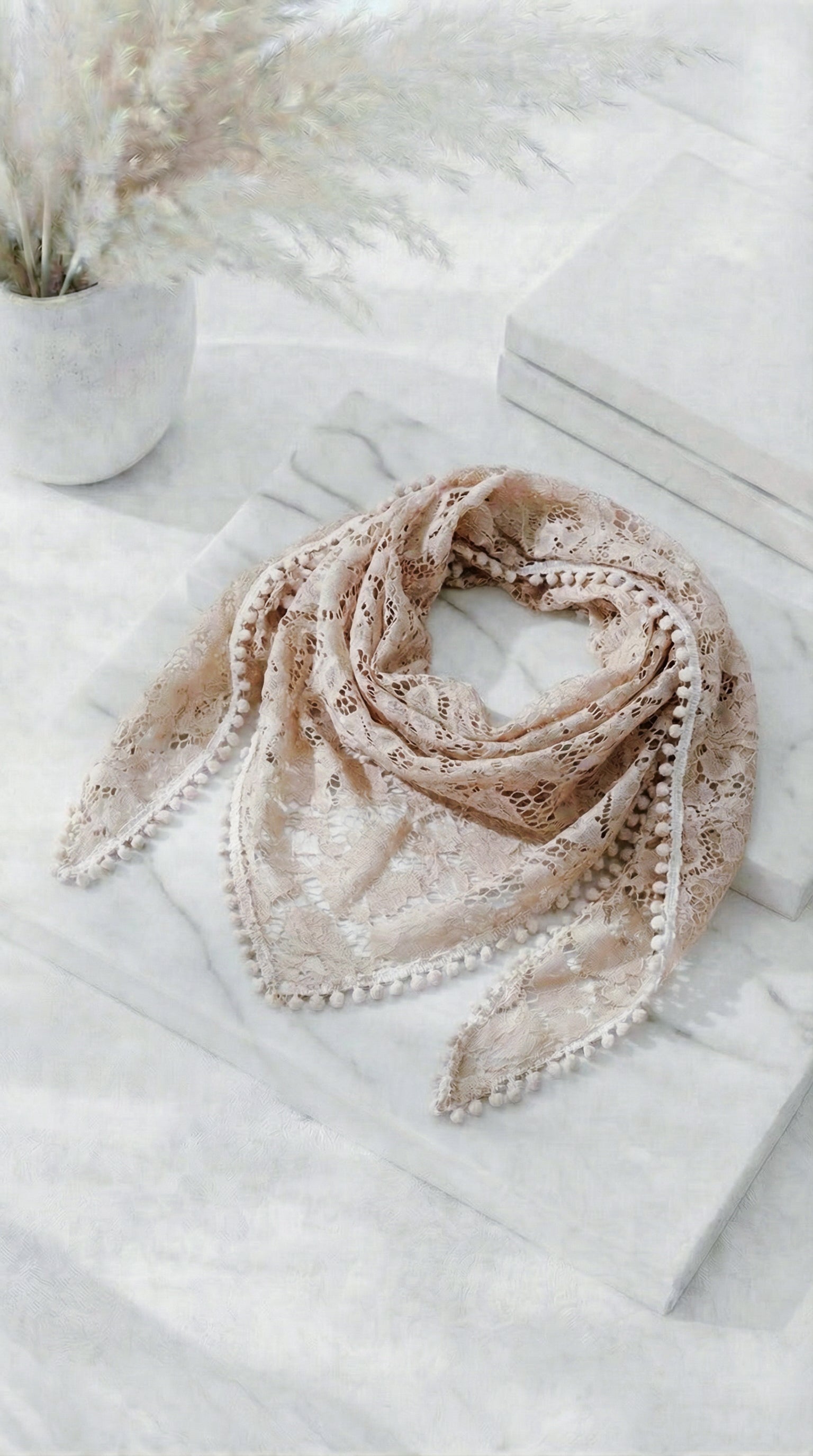 Spitzentuch Dreamy Details *Beige*