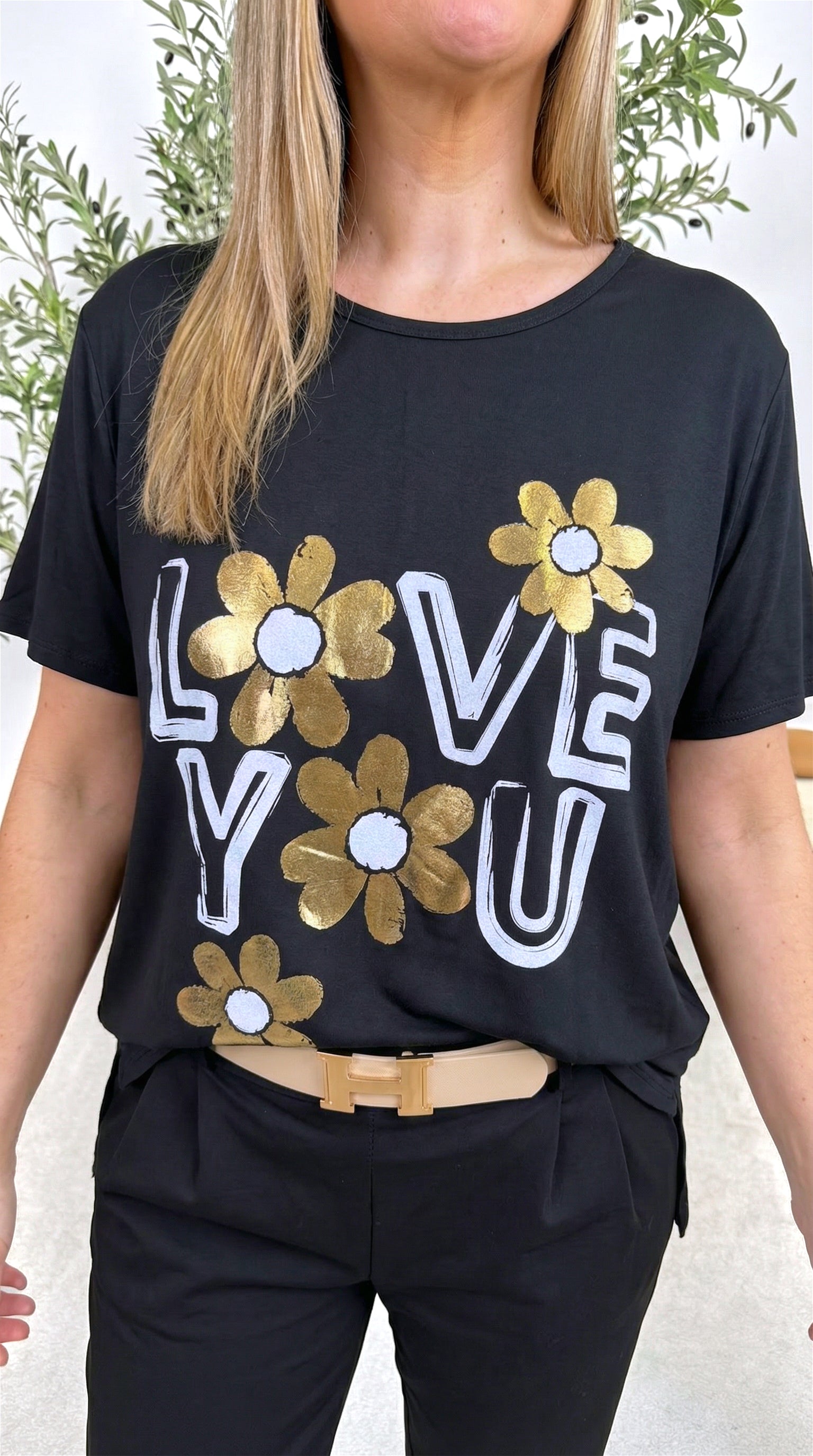 T-Shirt Lovely Day *Schwarz*