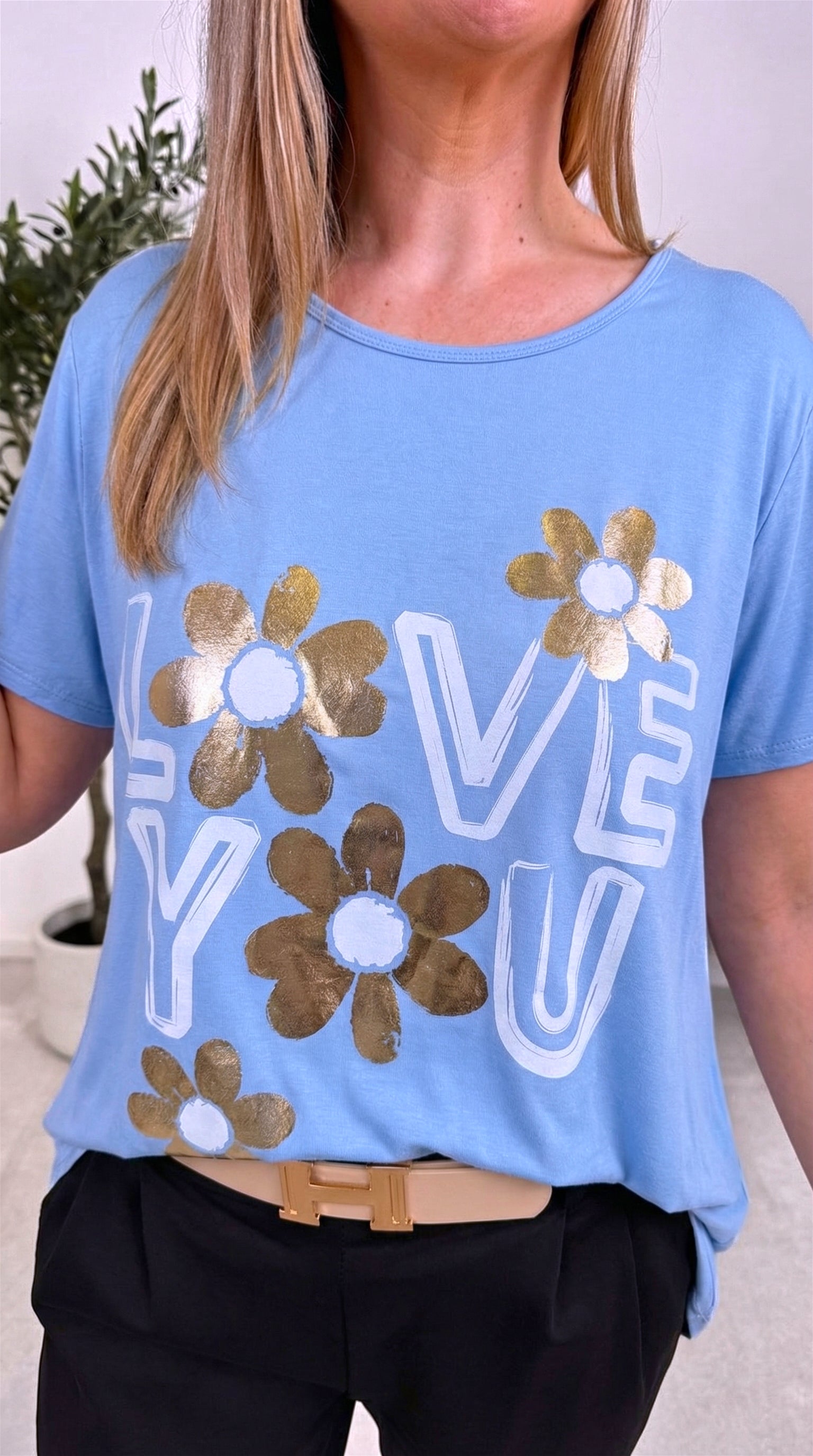 T-Shirt Lovely Day *Hellblau*