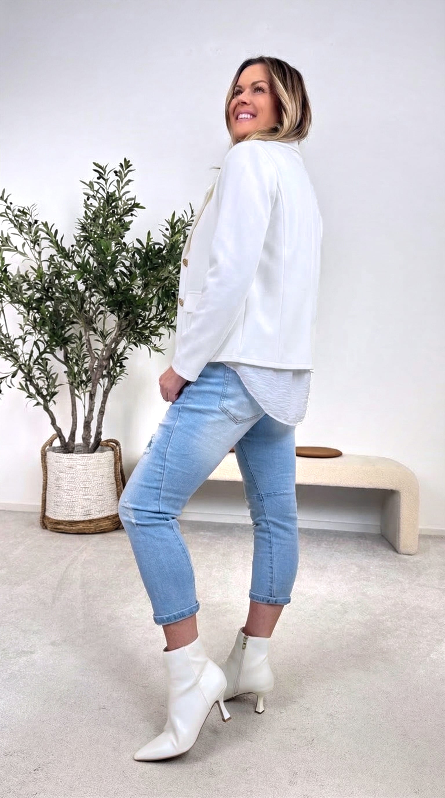 Blazer Silver Chic *Weiß*