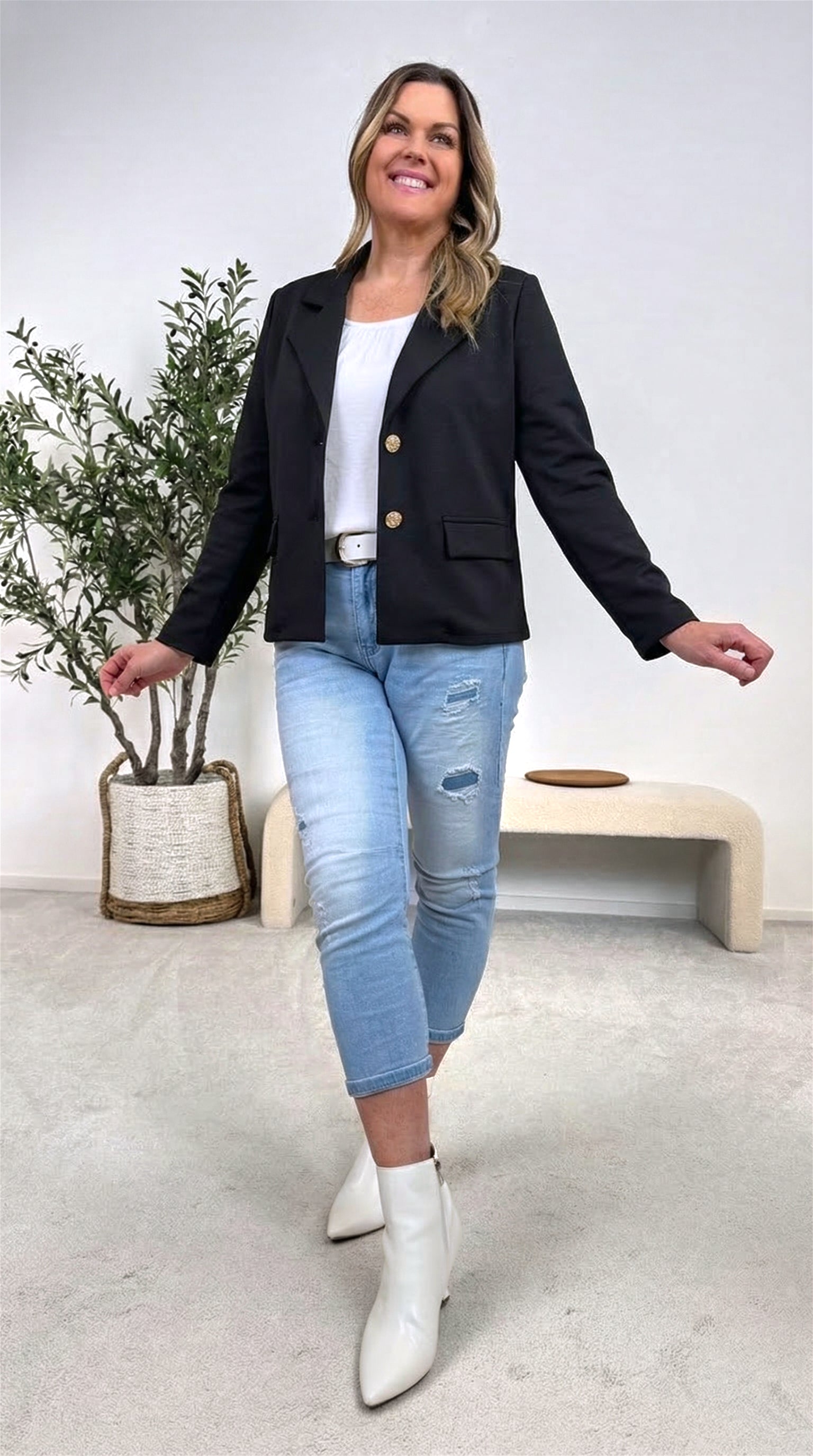 Blazer Silver Chic *Schwarz*