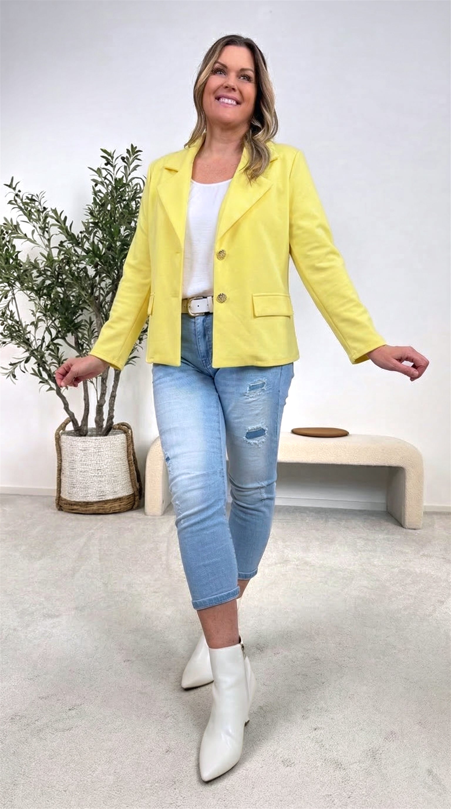 Blazer Silver Chic *Gelb*