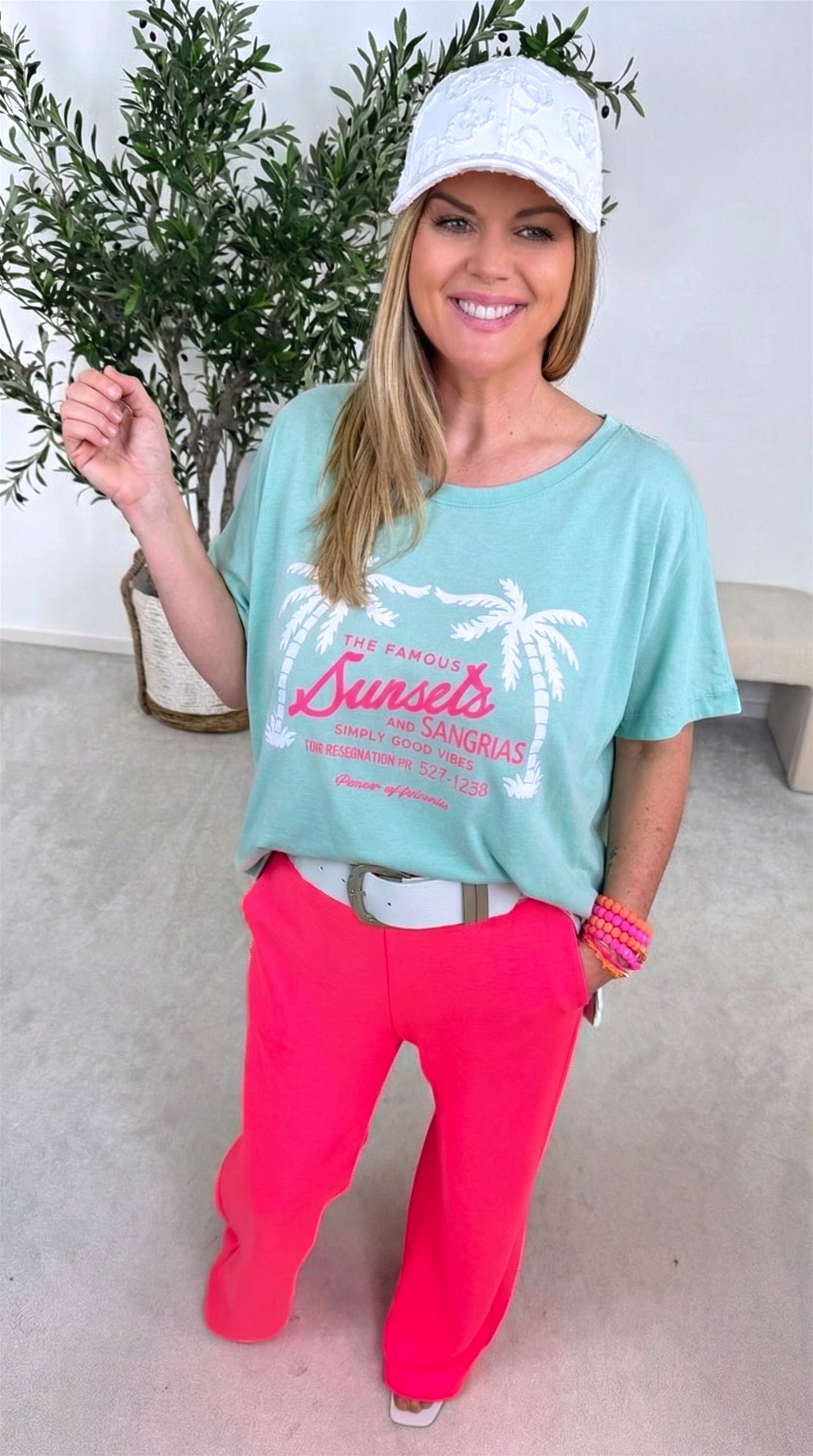 T-Shirt Famous Sunset *Mint*
