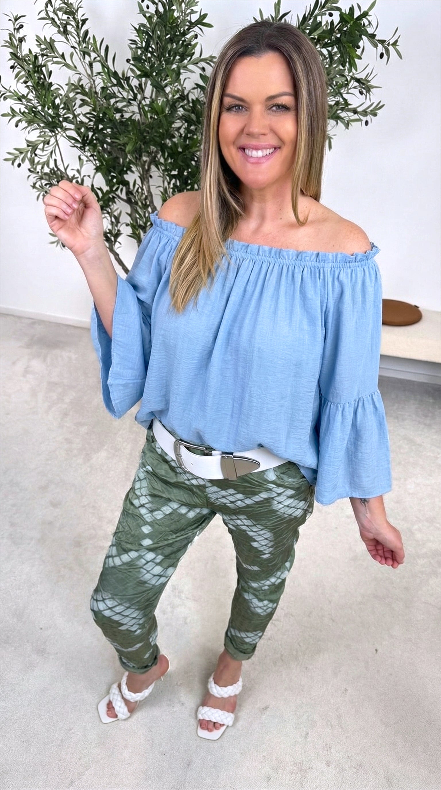 Blusenshirt Lovely Escape *Blau*