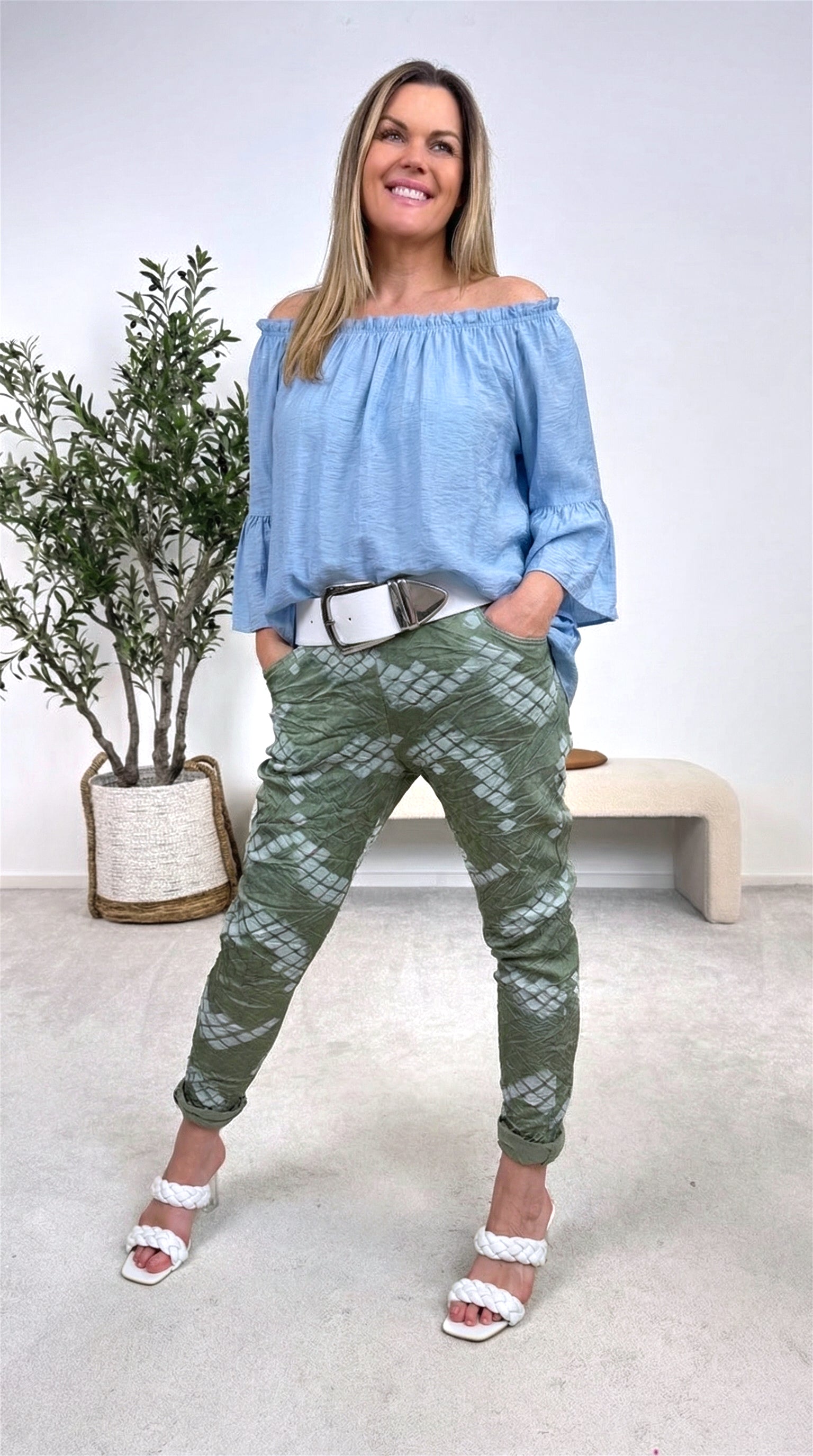 Blusenshirt Lovely Escape *Blau*