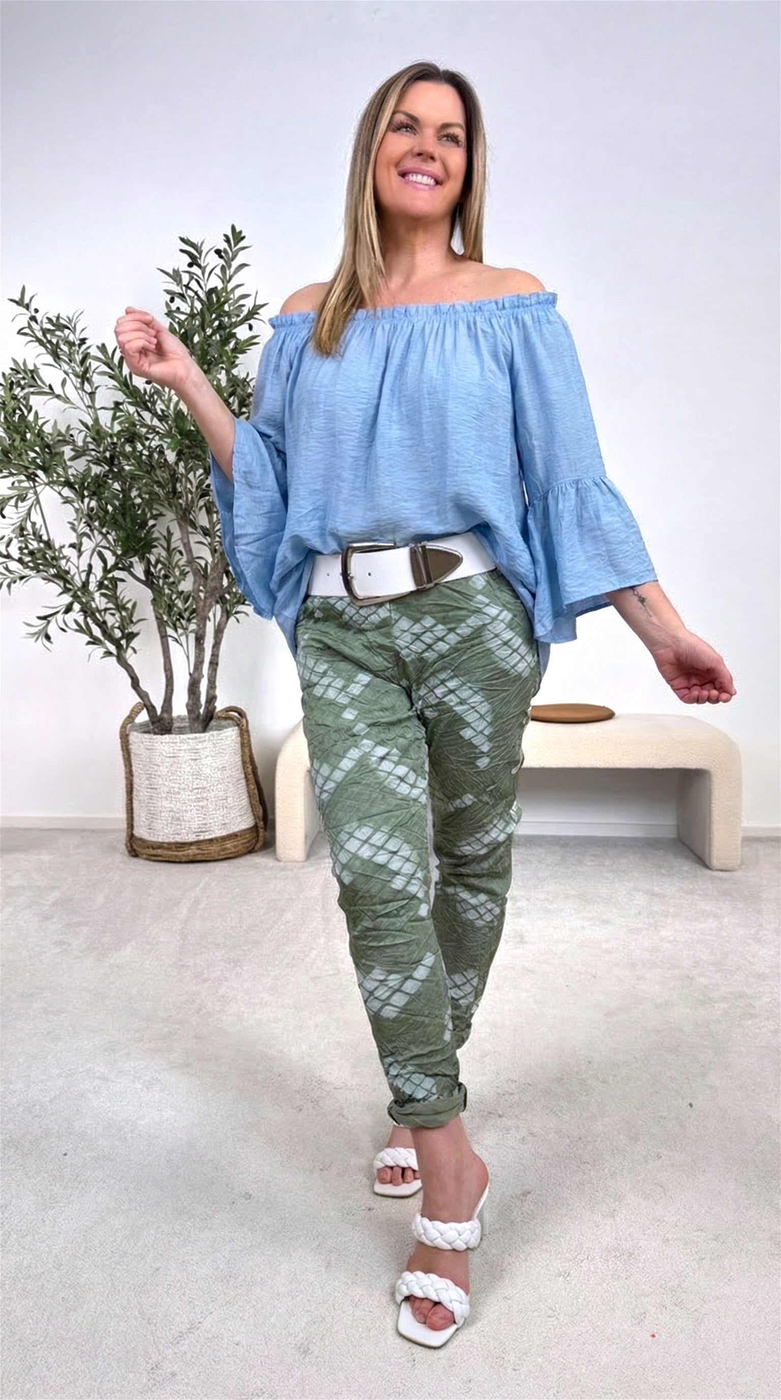 Blusenshirt Lovely Escape *Blau*