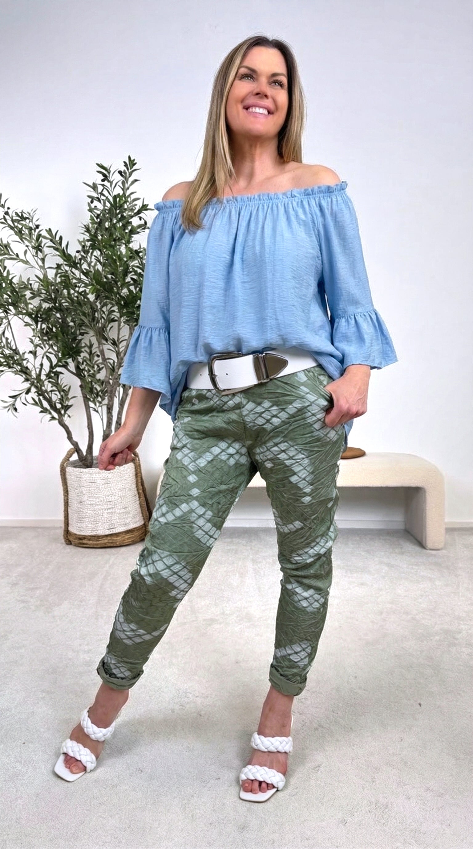 Blusenshirt Lovely Escape *Blau*