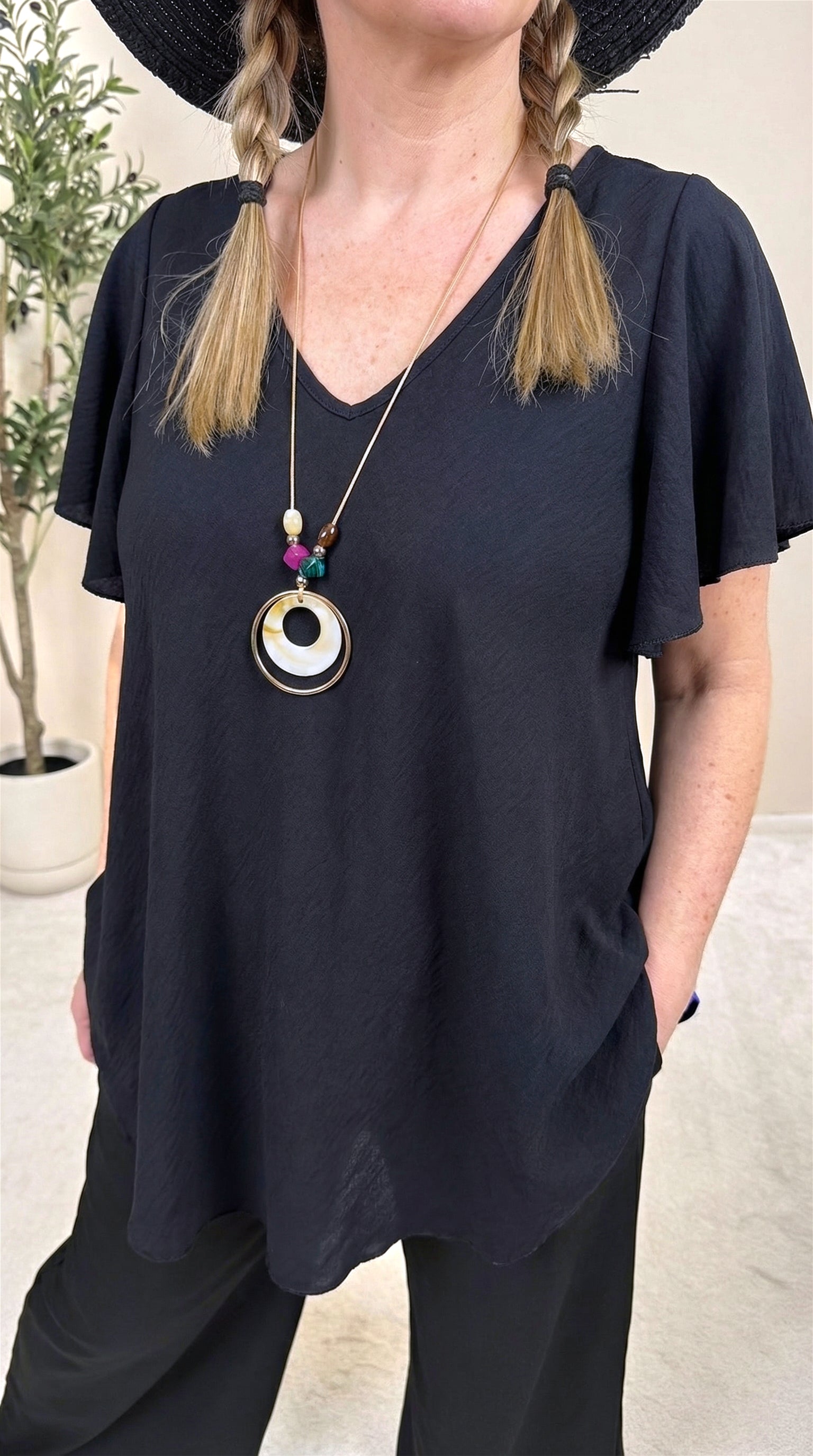 Blusenshirt Amalfi Mood *Schwarz*