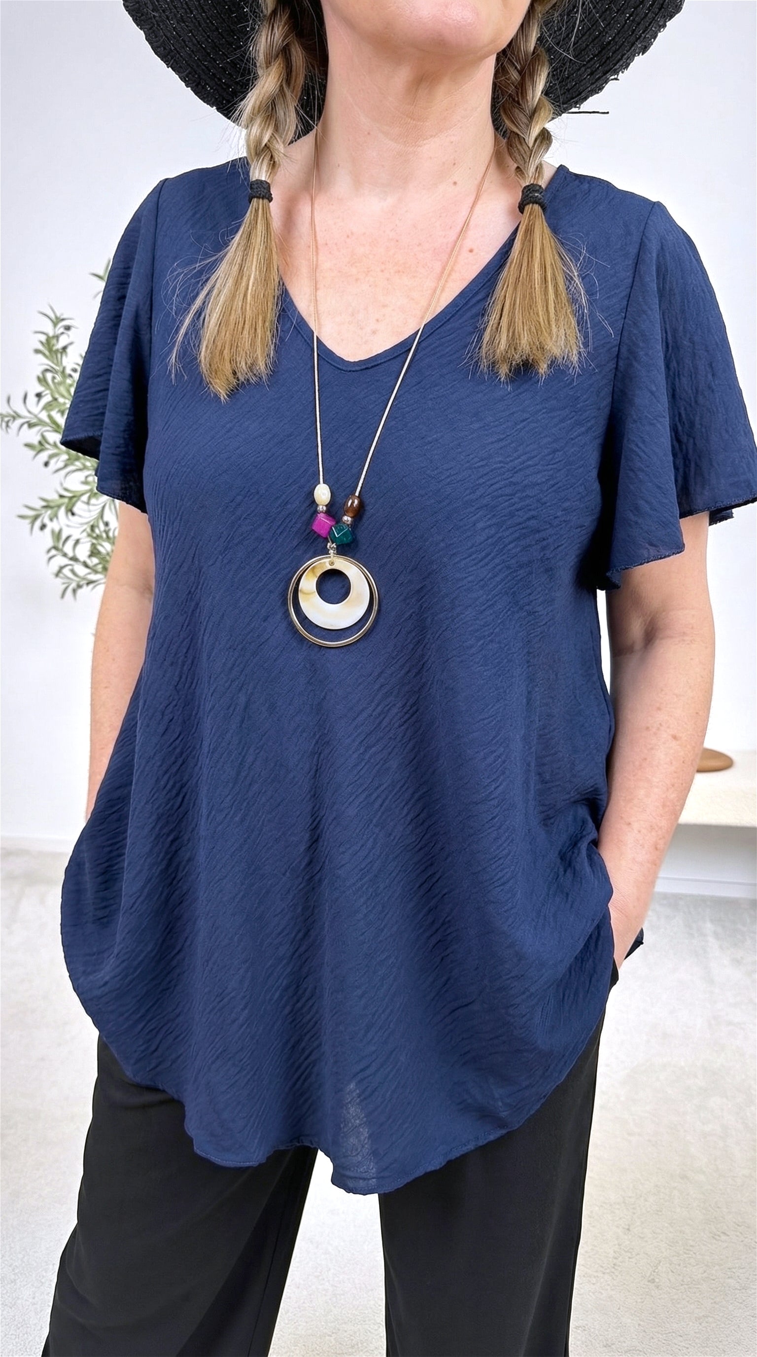 Blusenshirt Amalfi Mood *Dunkelblau*