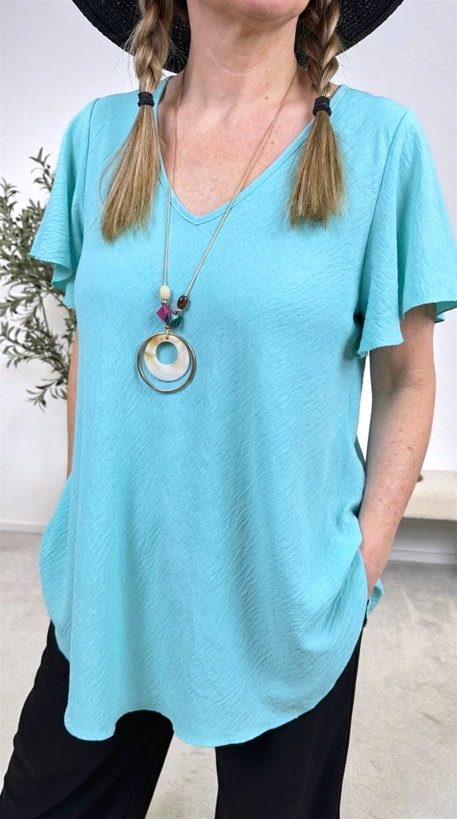 Blusenshirt Amalfi Mood *Türkis*