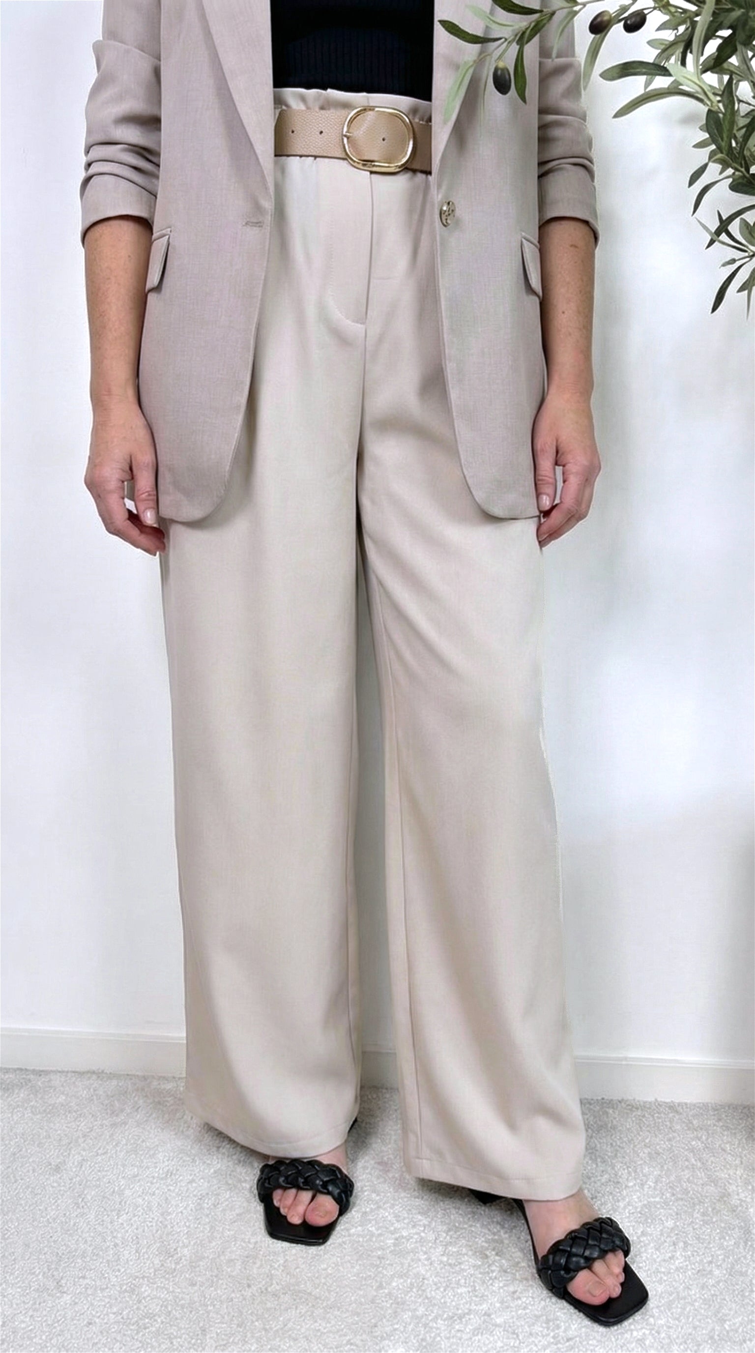 Weite Hose Easy Elegance *Beige*