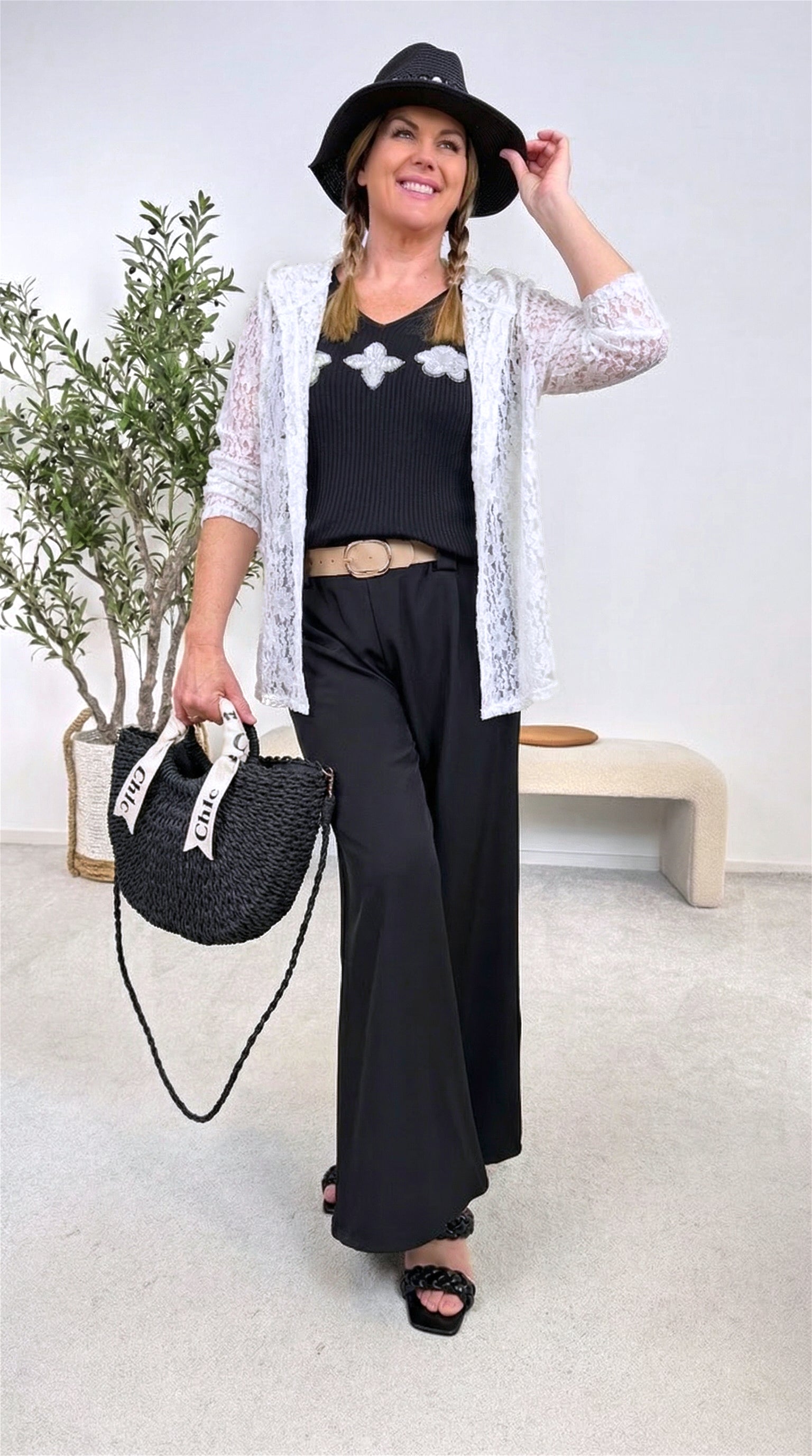 Spitzen-Cardigan Mystic Lace *Weiß*