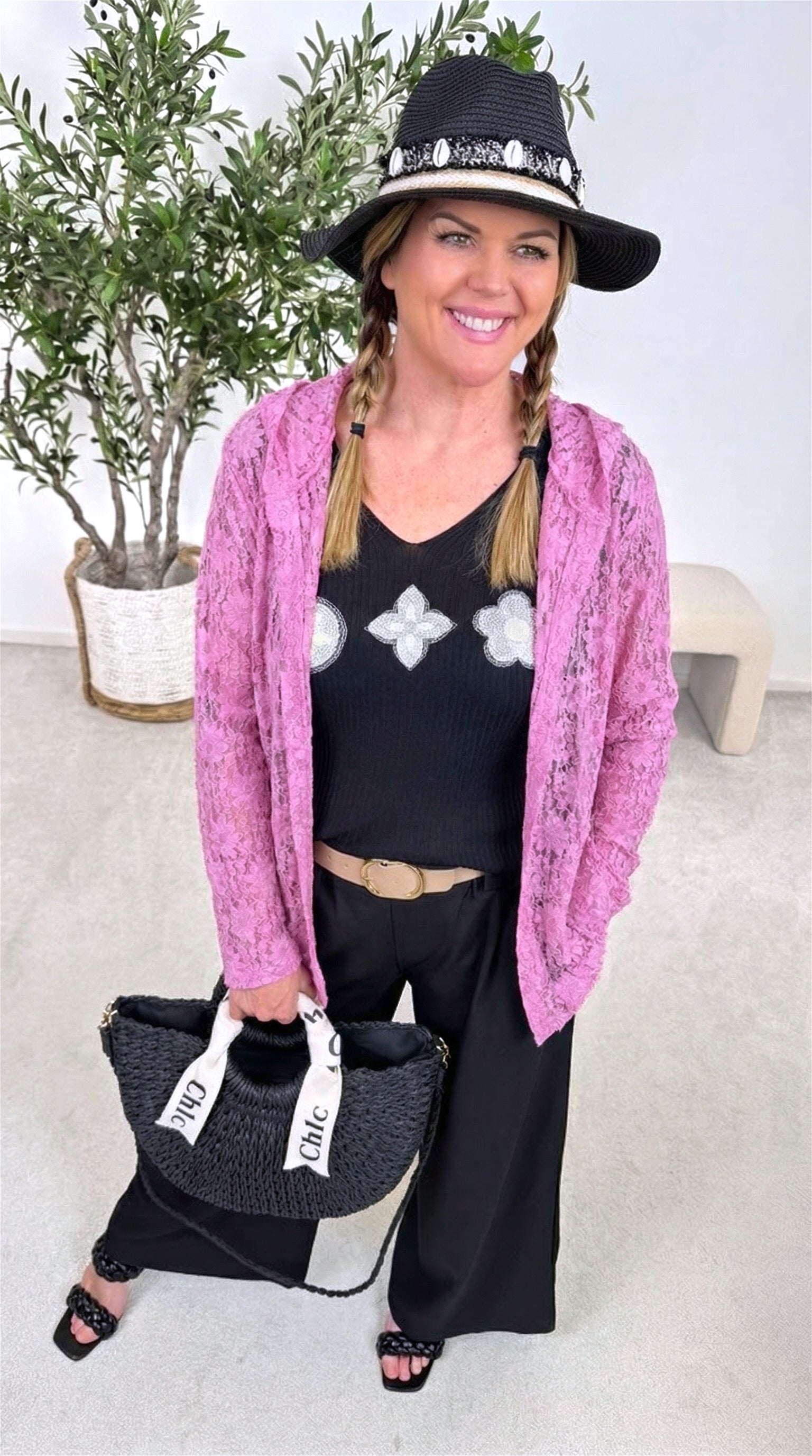 Spitzen-Cardigan Mystic Lace *Pink*