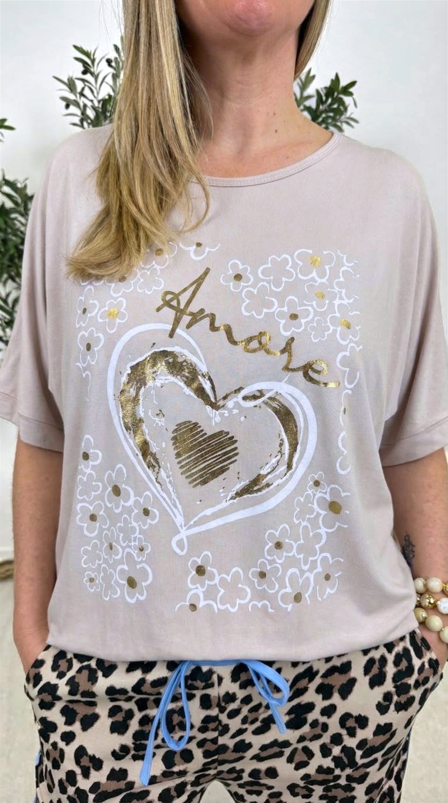 T-Shirt Amore *Beige*