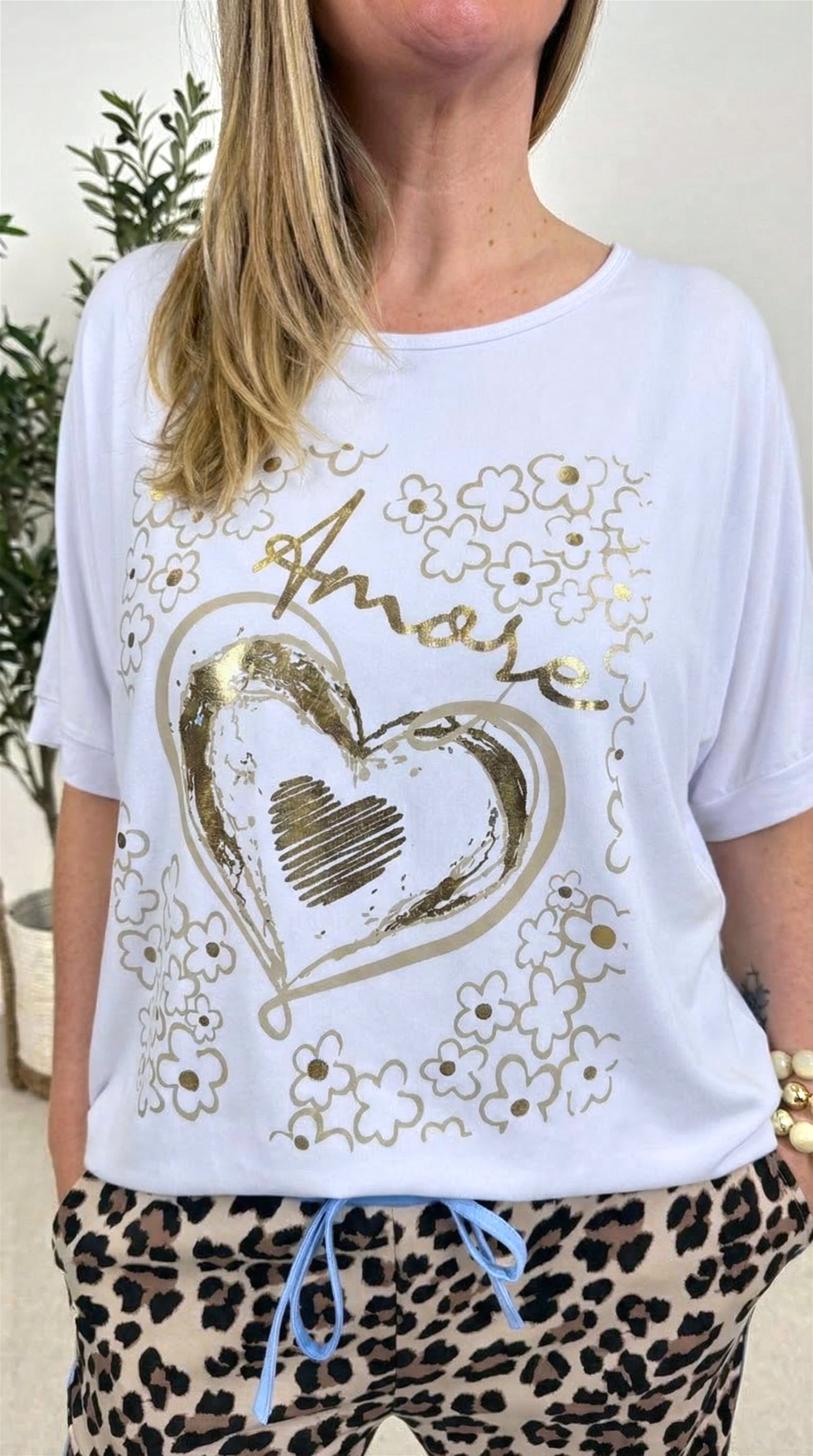 T-Shirt Amore *Weiß*