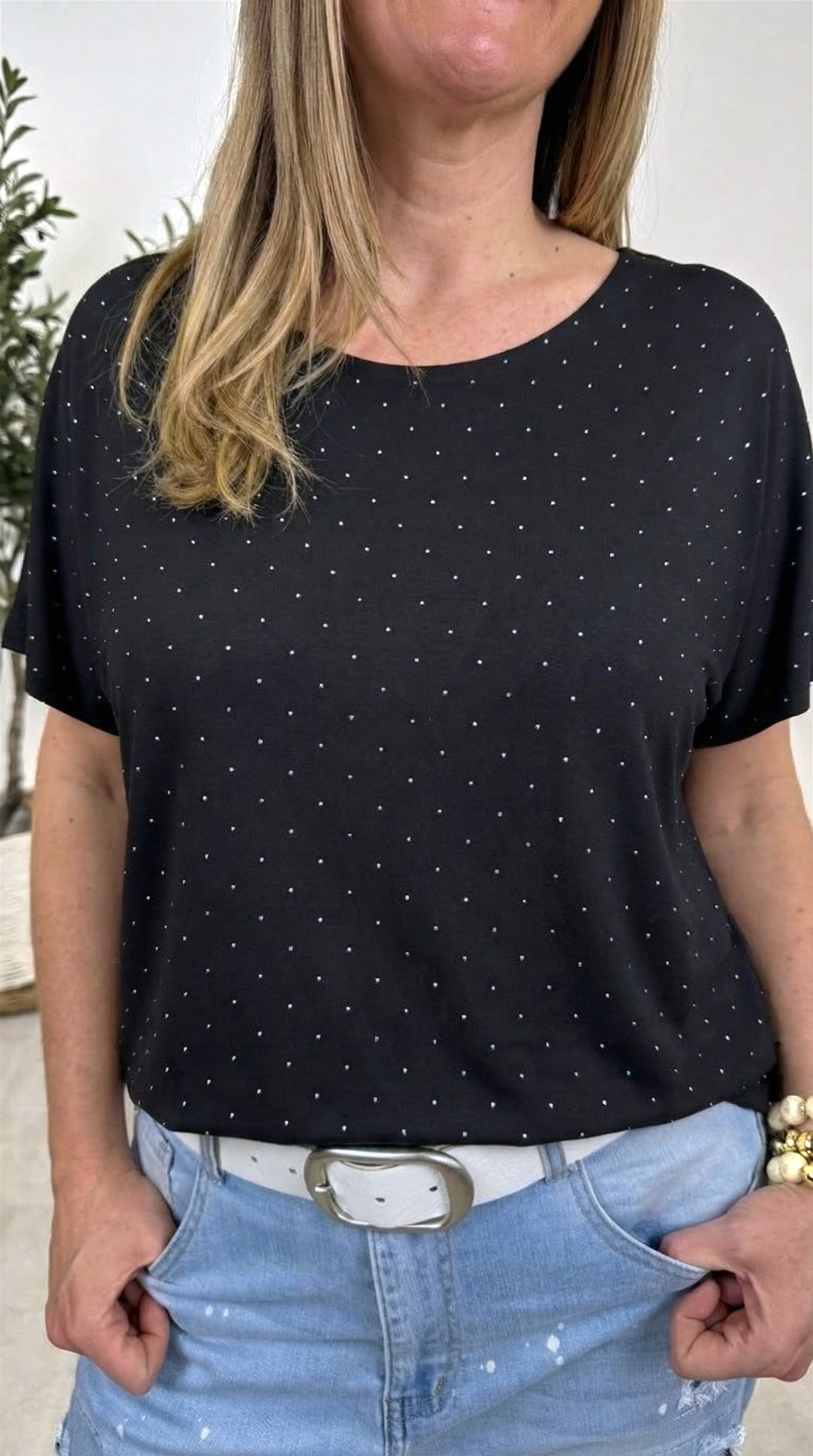 T-Shirt Stardust Glam *Schwarz*