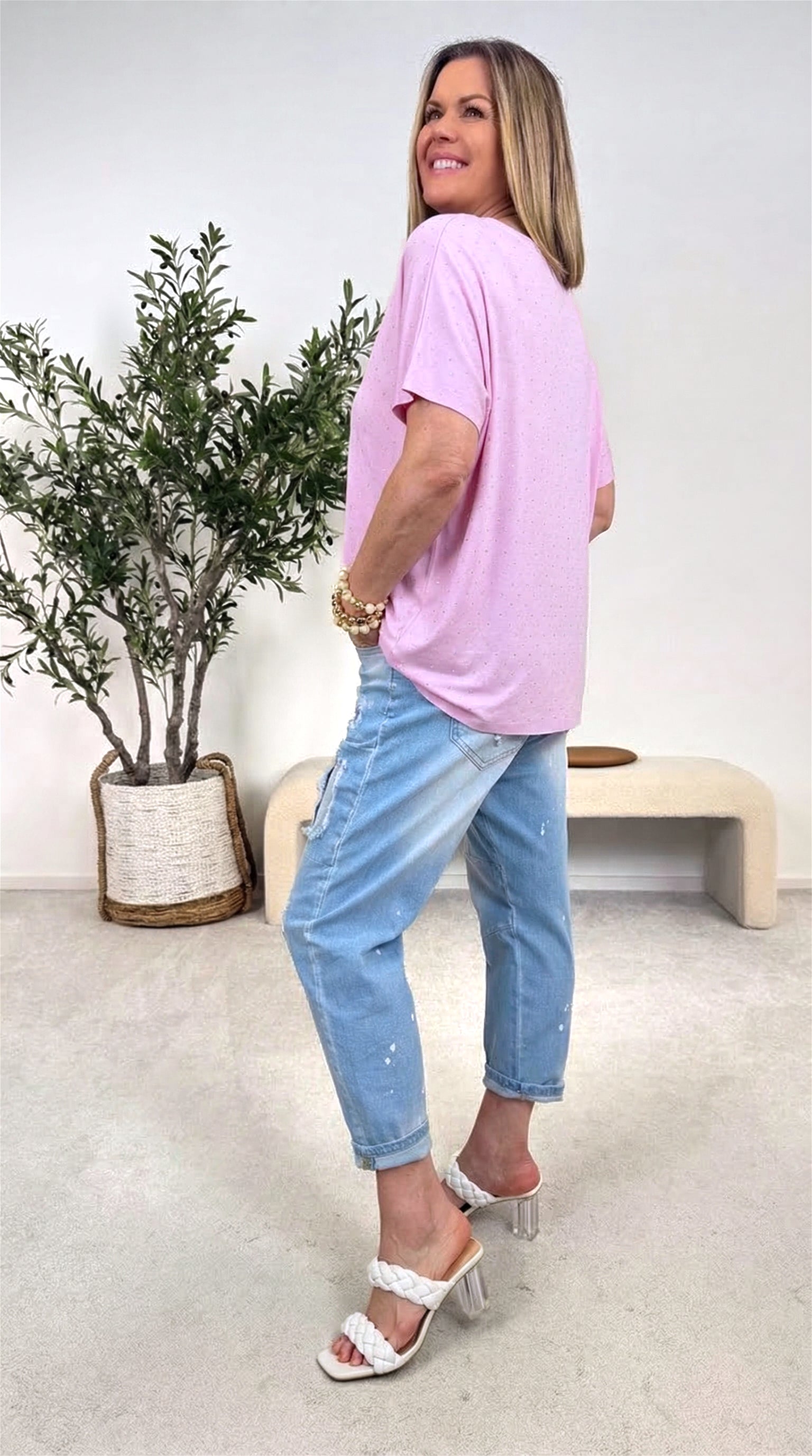 T-Shirt Stardust Glam *Rosa*