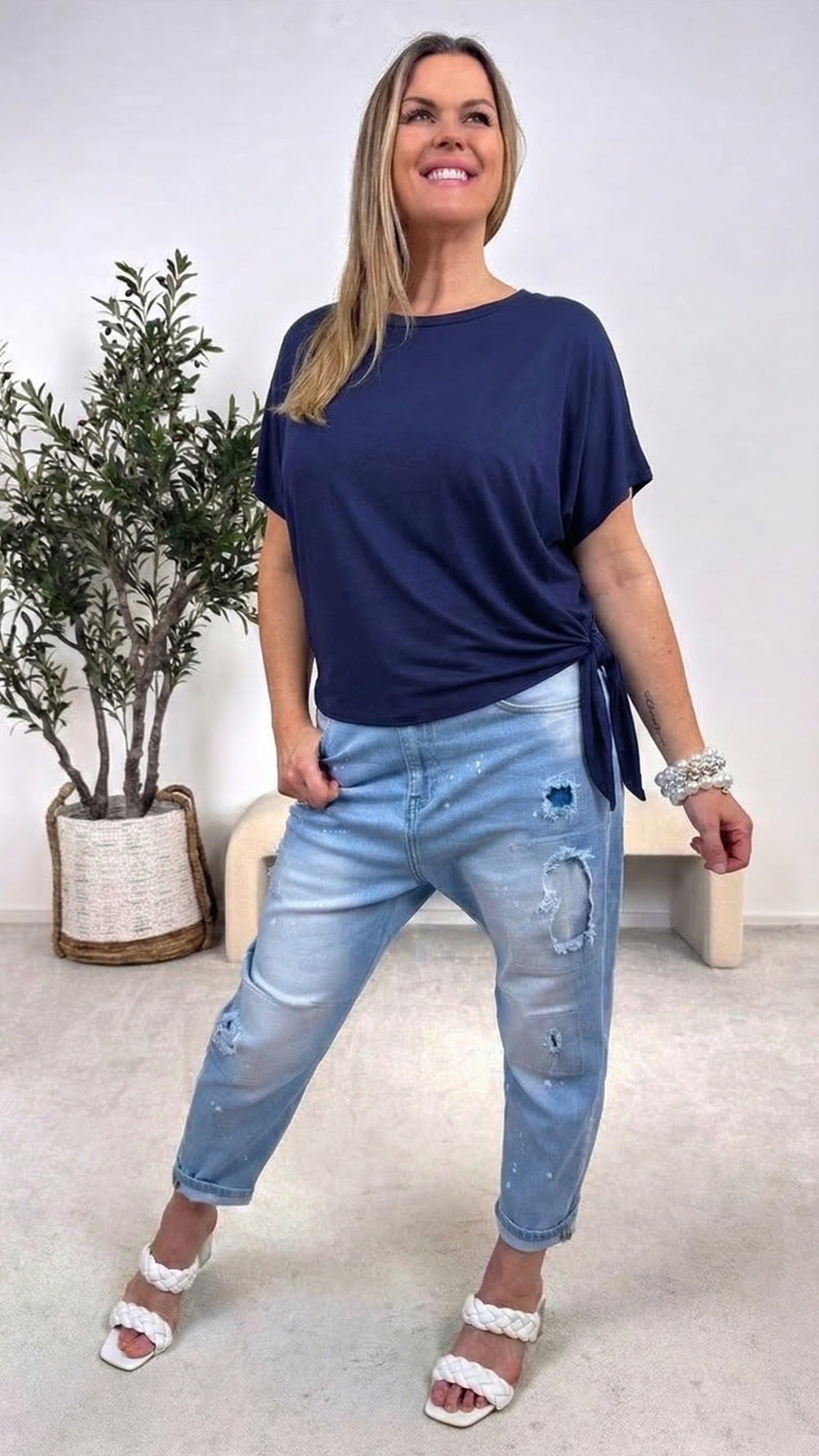 T-Shirt Princess Twist *Dunkelblau*