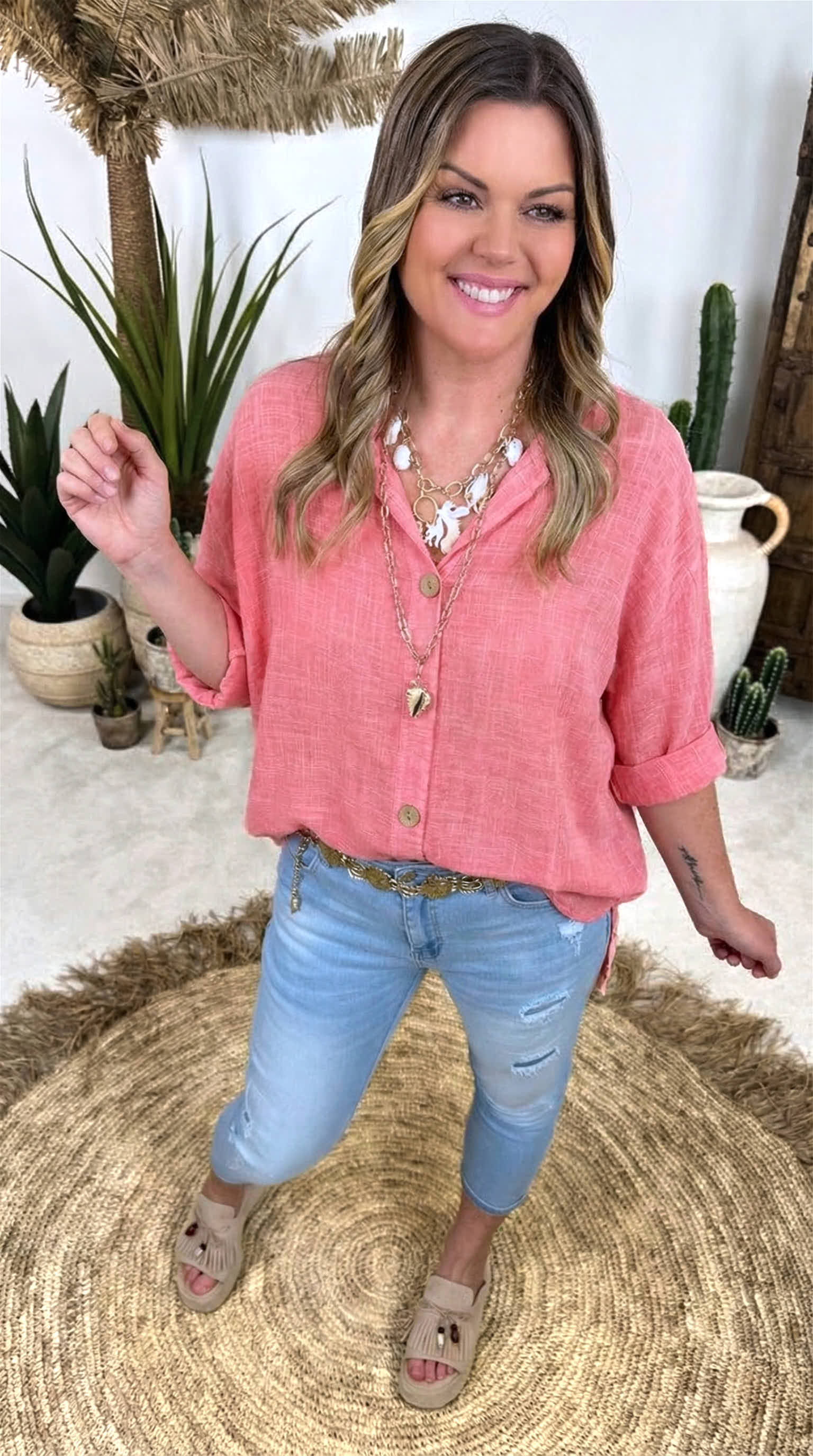 Bluse Wild Serenity *Apricot*