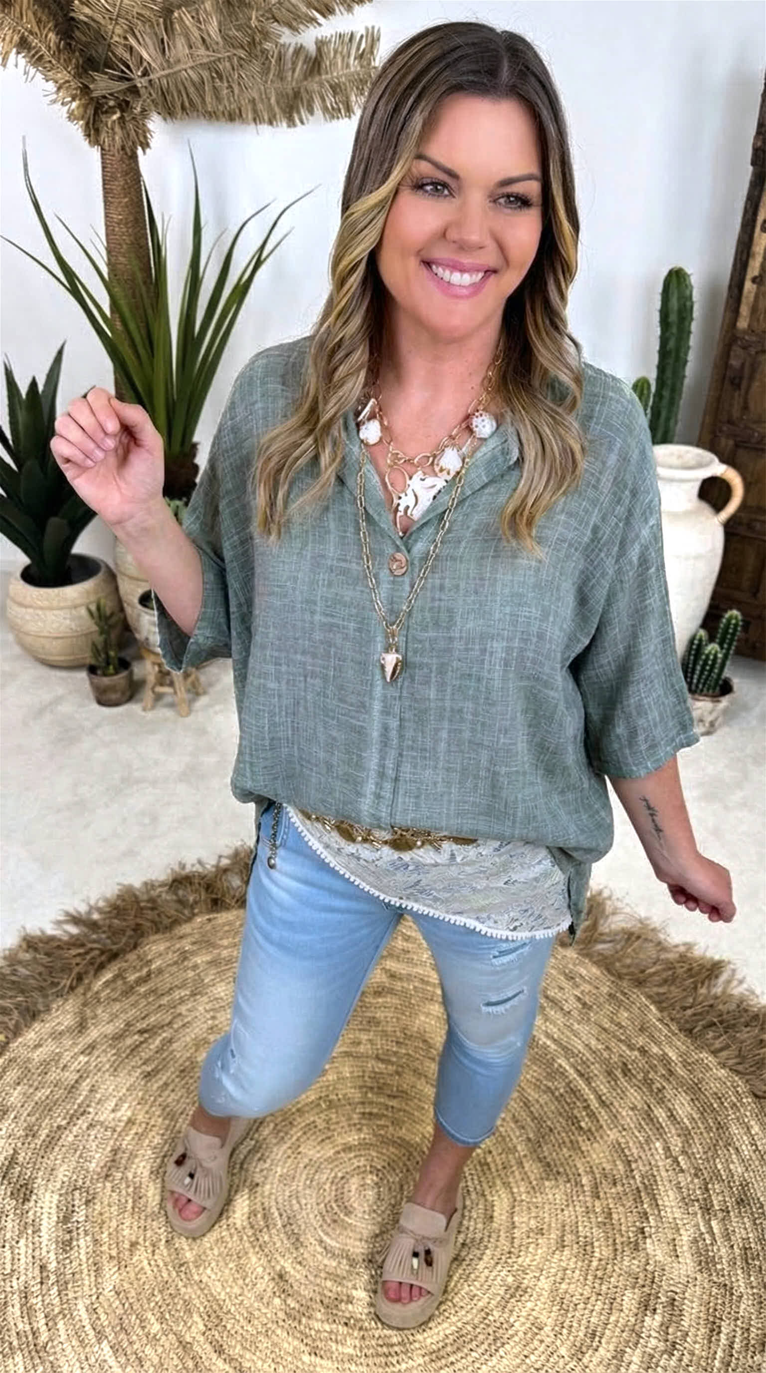 Bluse Wild Serenity *Khaki*