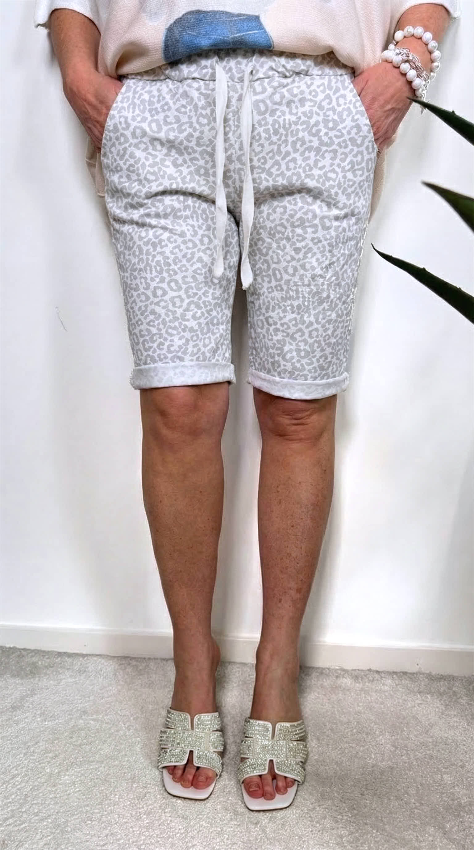 Bermuda Hose Power Wild *Weiß*