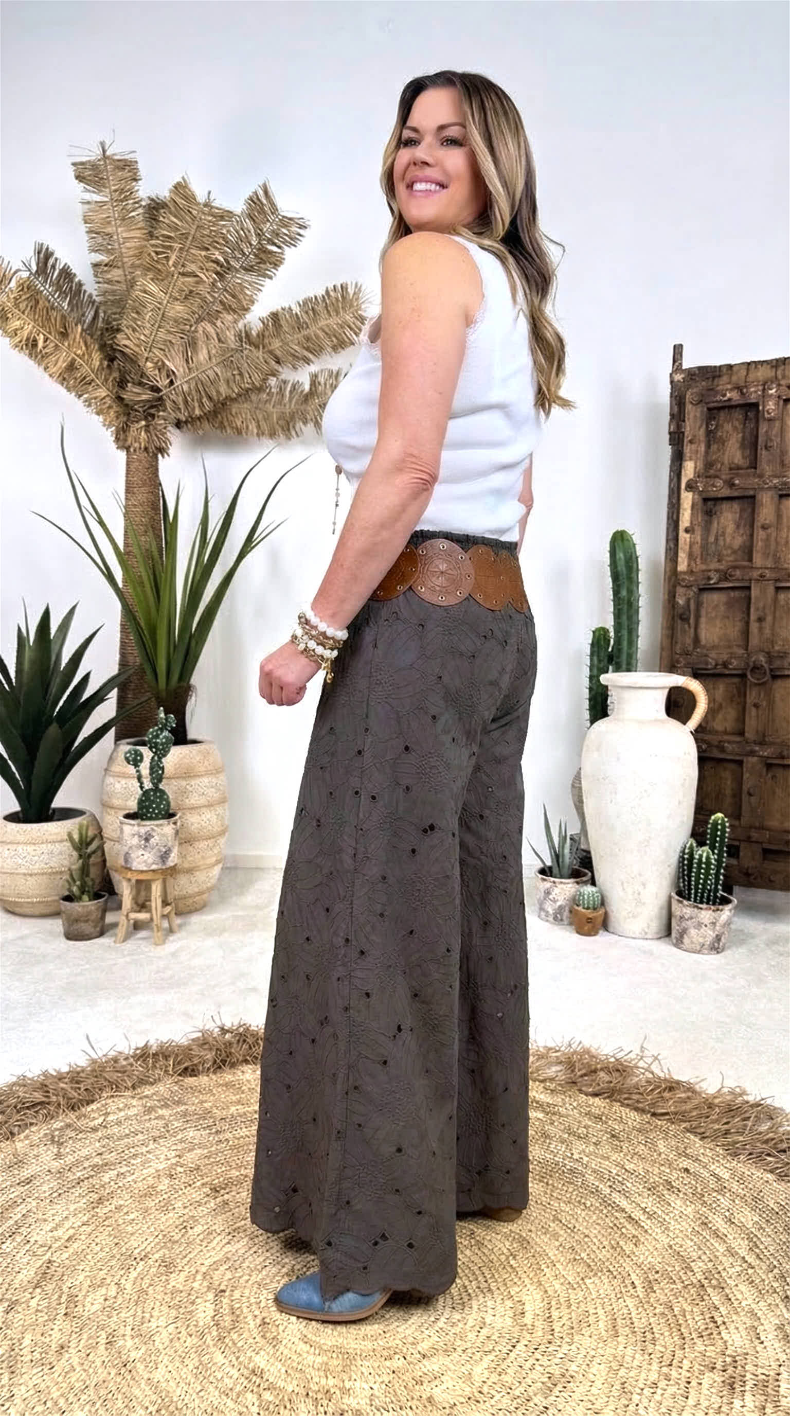Weite Hose Indigo Blossom *Schoko*